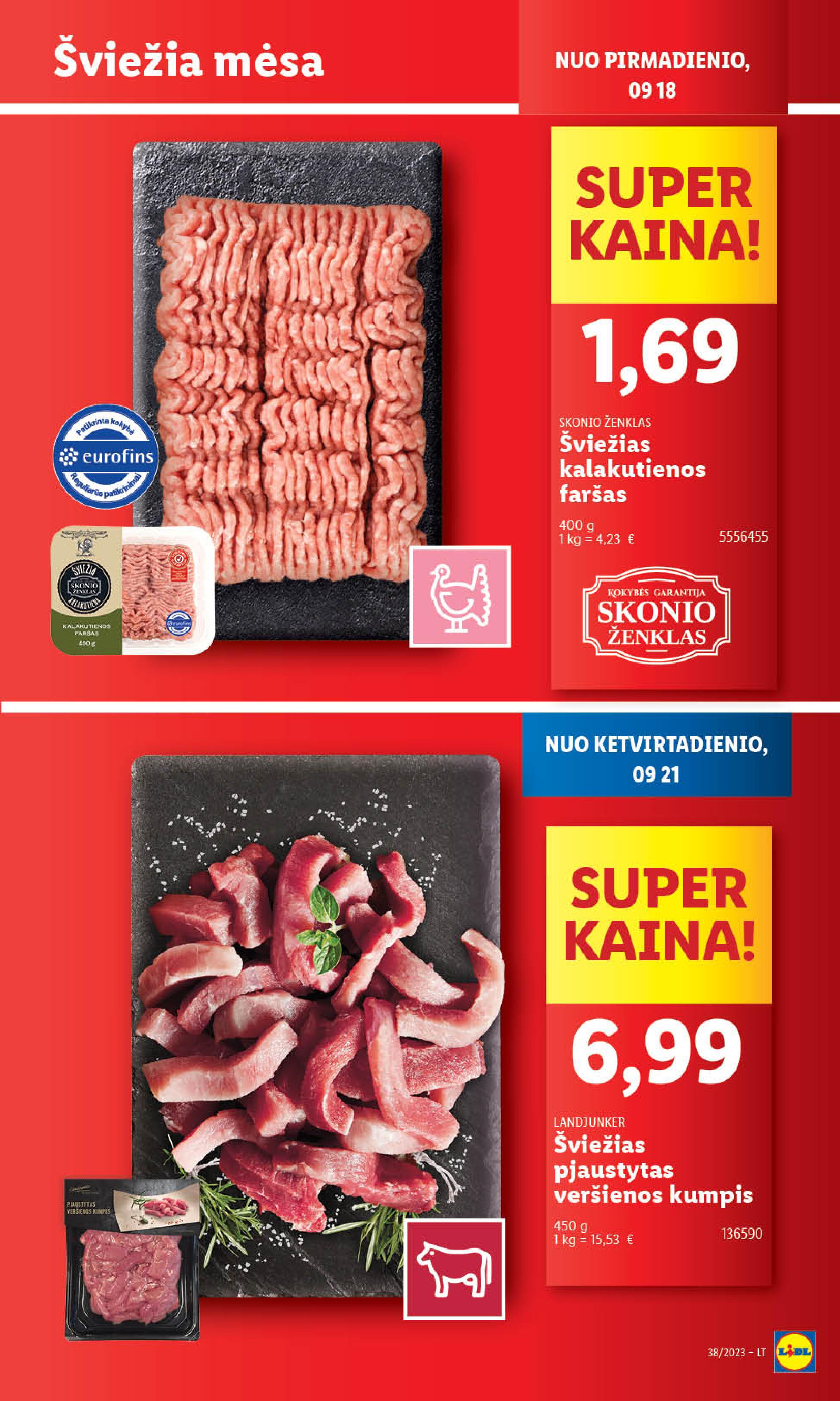 Naujausias LIDL kaininis katalogas 2023.09.18 - 2023.09.24