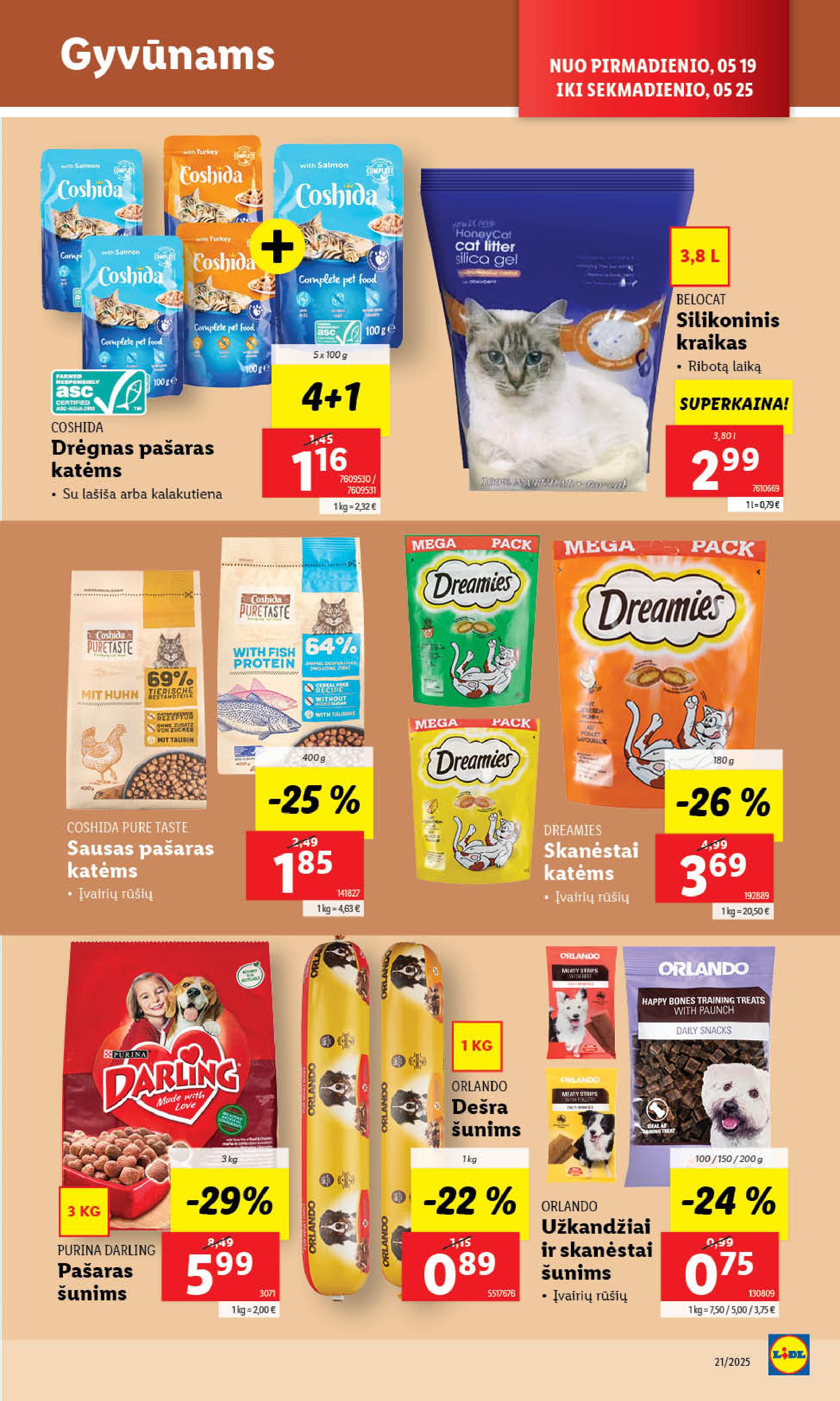 Naujausias LIDL kaininis katalogas 2025.05.19 - 2025.05.25