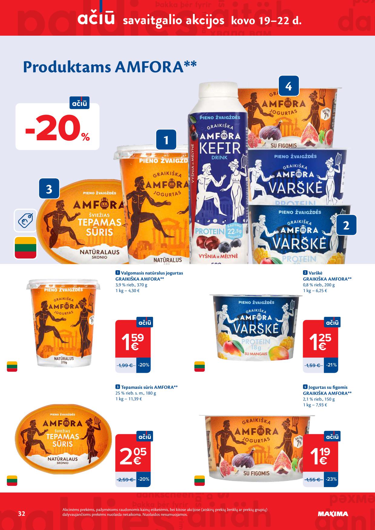 Naujausias MAXIMA kaininis katalogas 2026.03.17 - 2026.03.23