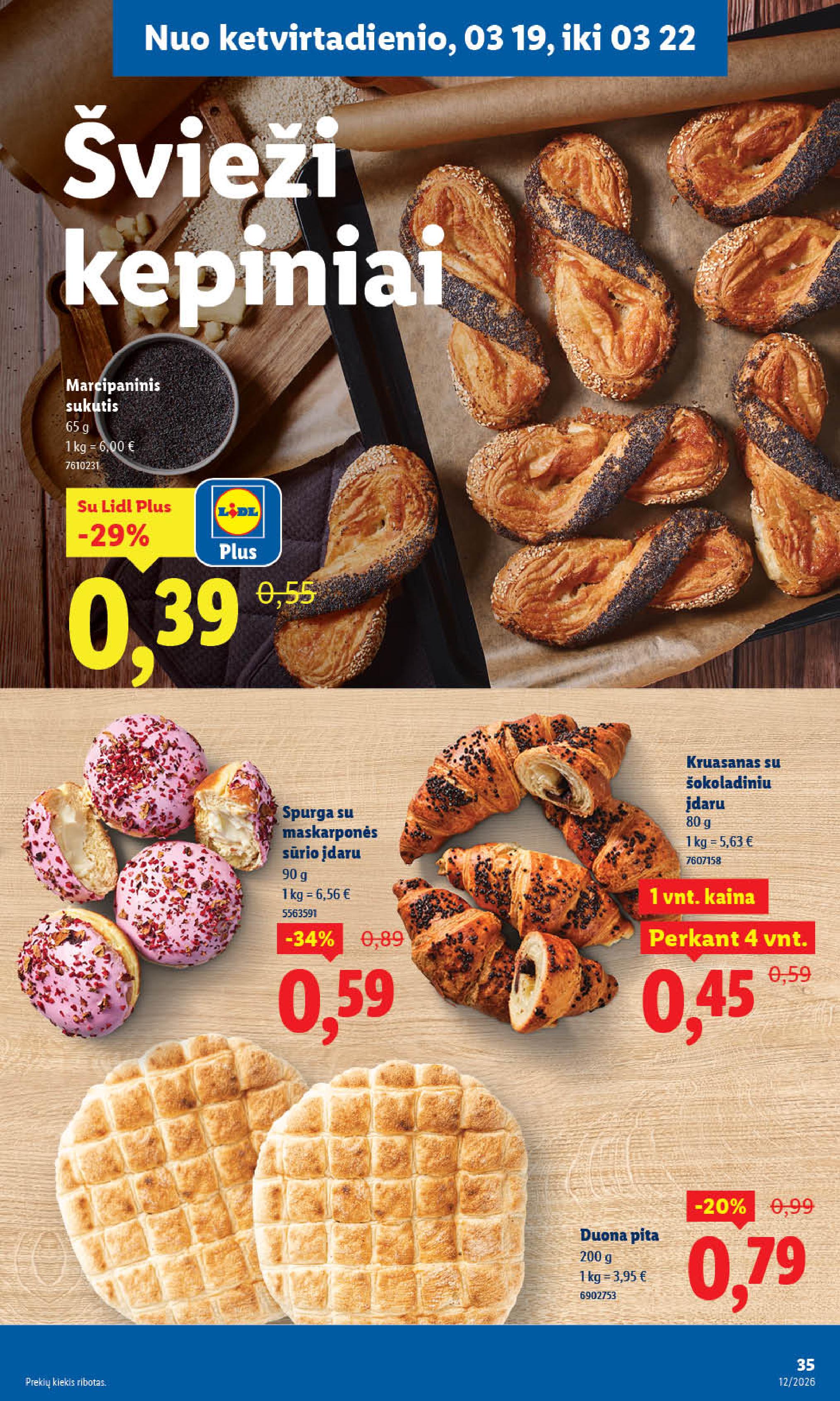 Naujausias LIDL kaininis katalogas 2026.03.16 - 2026.03.22