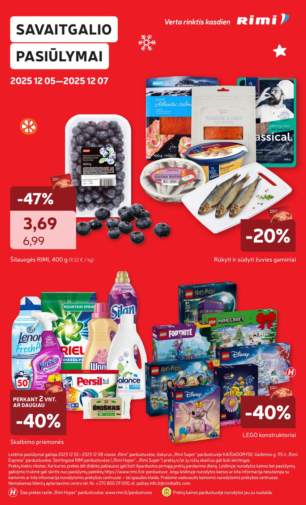 Naujausias RIMI kaininis katalogas 2025.12.02 - 2025.12.08