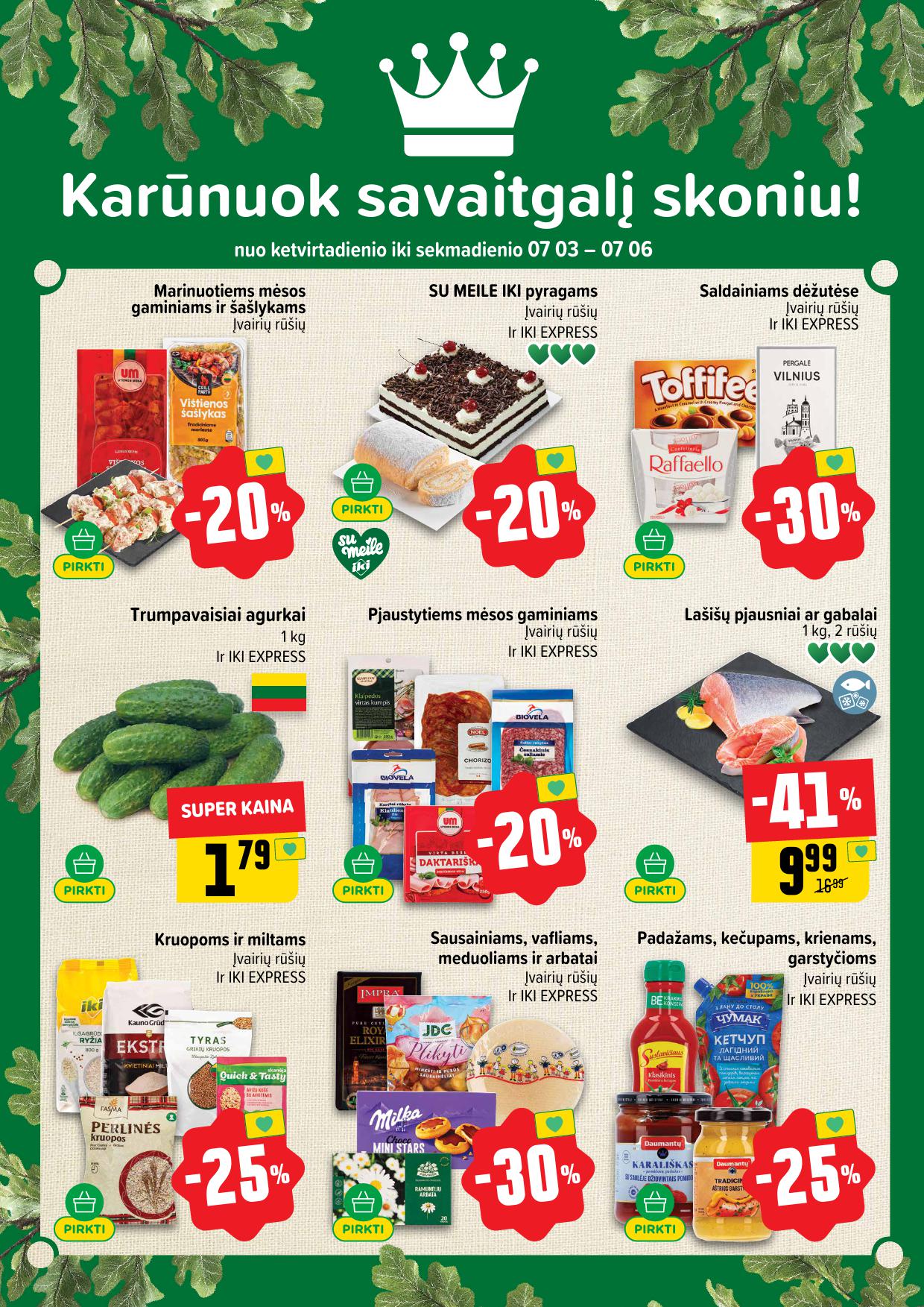 Naujausias IKI kaininis katalogas 2025.06.30 - 2025.07.06