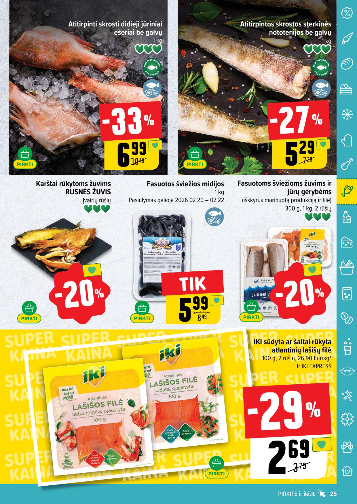 Naujausias IKI kaininis katalogas 2026.02.16 - 2026.02.22