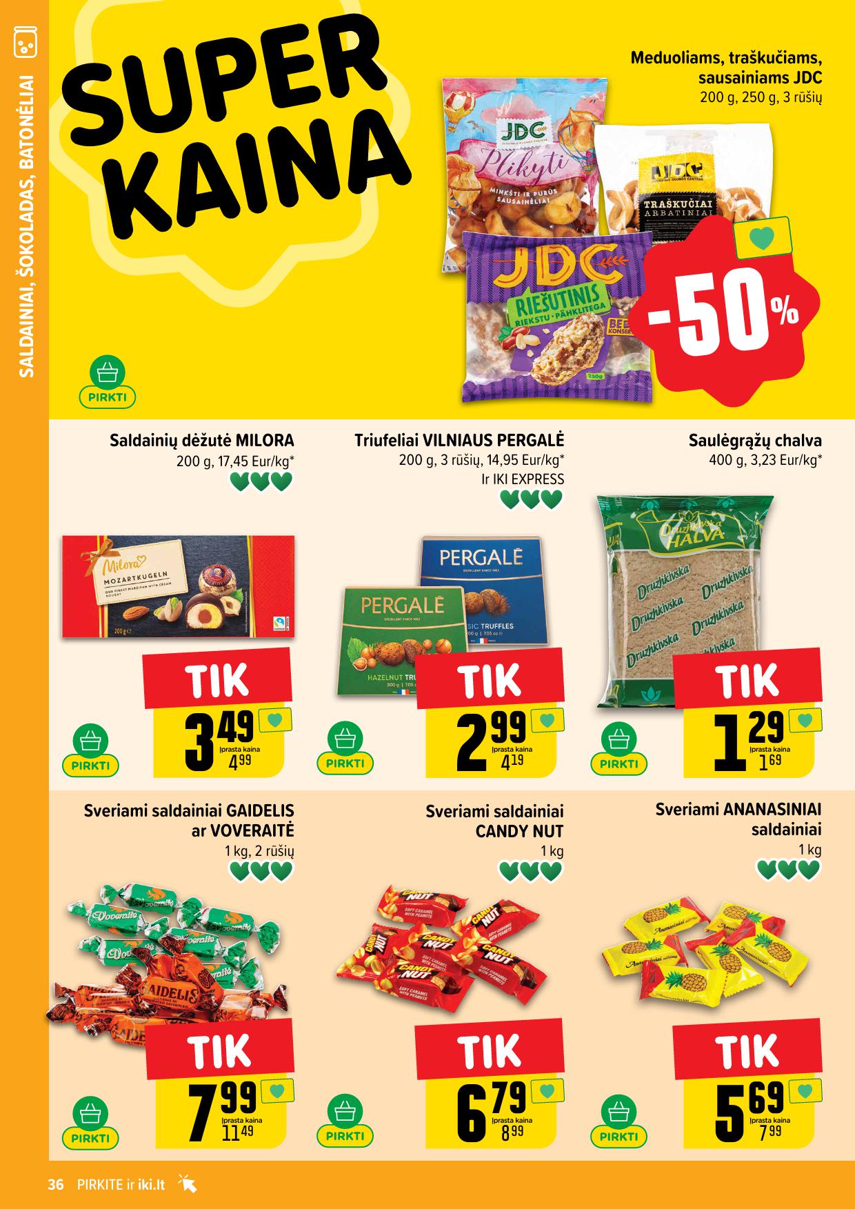 Naujausias IKI kaininis katalogas 2026.01.05 - 2026.01.11