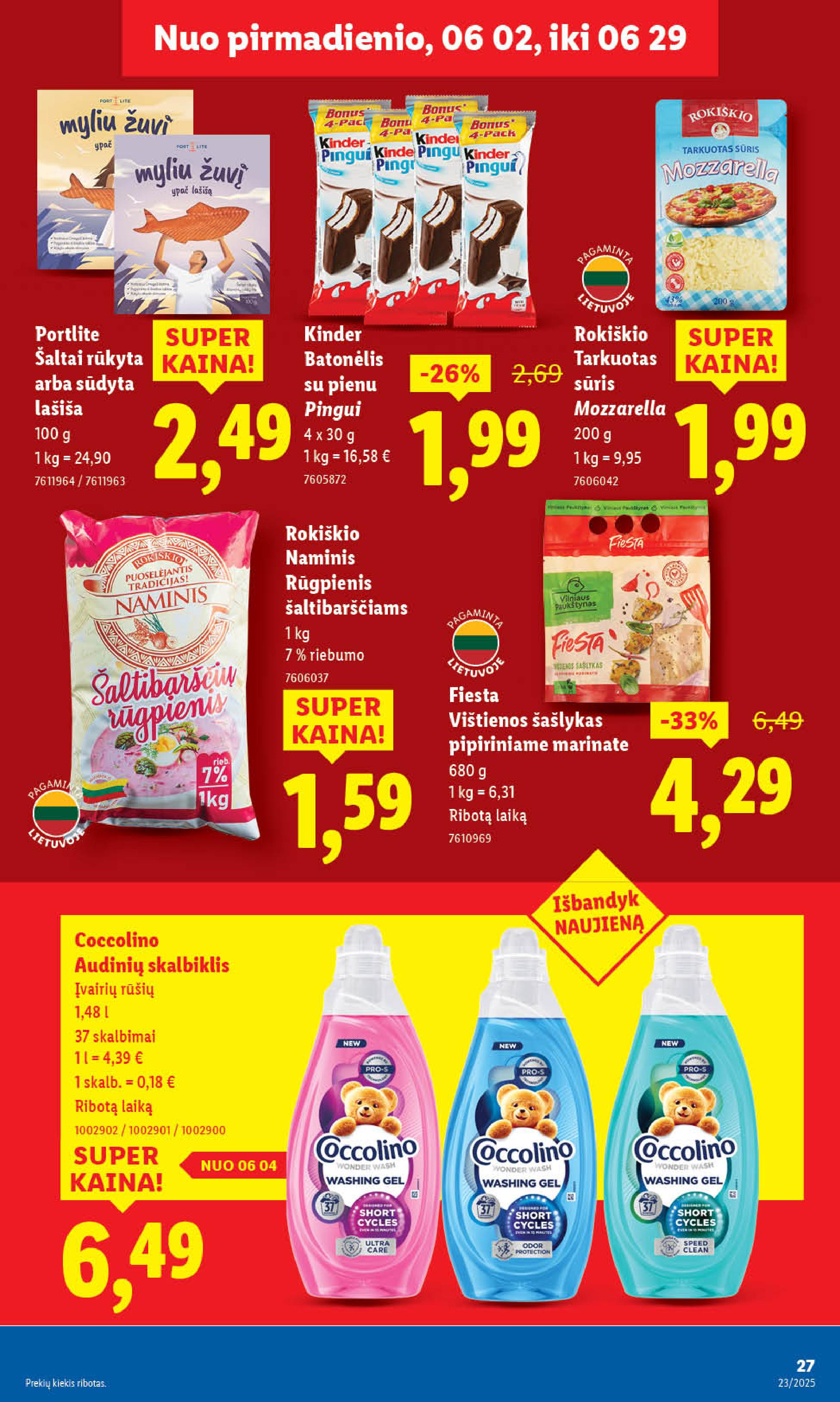 Naujausias LIDL kaininis katalogas 2025.06.02 - 2025.06.08