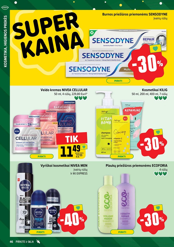 Naujausias IKI kaininis katalogas 2024.12.30 - 2025.01.05