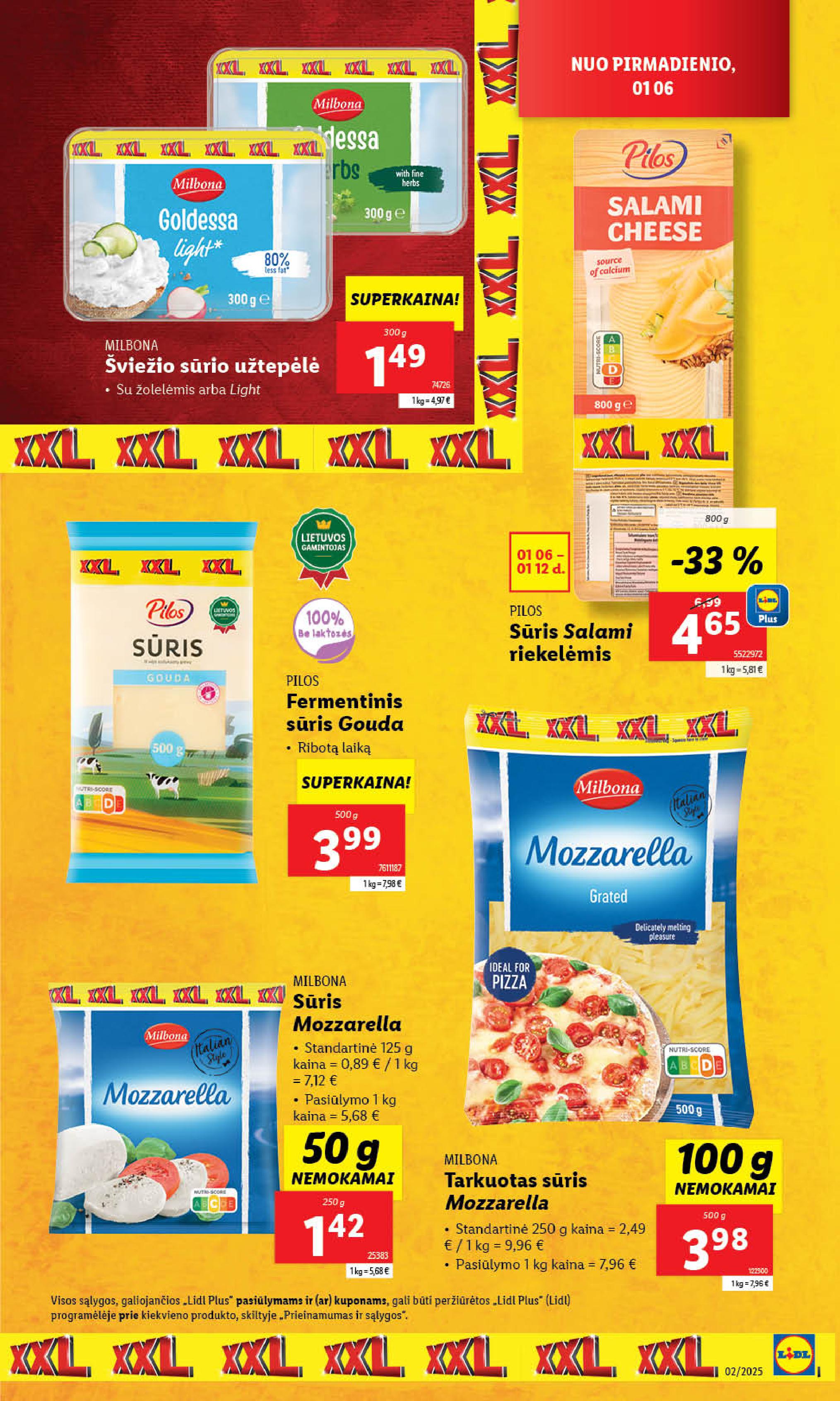 Naujausias LIDL kaininis katalogas 2025.01.06 - 2025.01.12