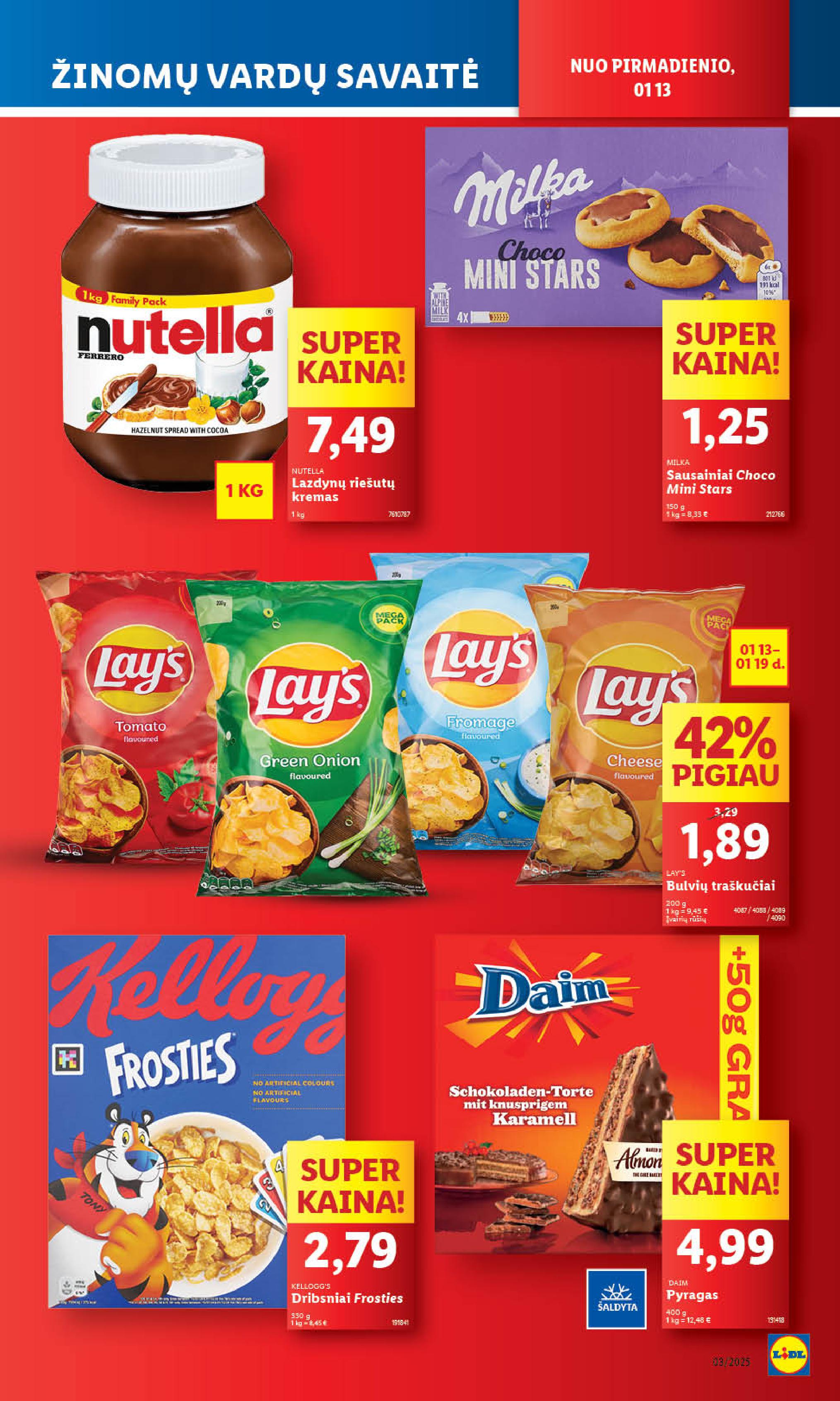 Naujausias LIDL kaininis katalogas 2025.01.13 - 2025.01.19