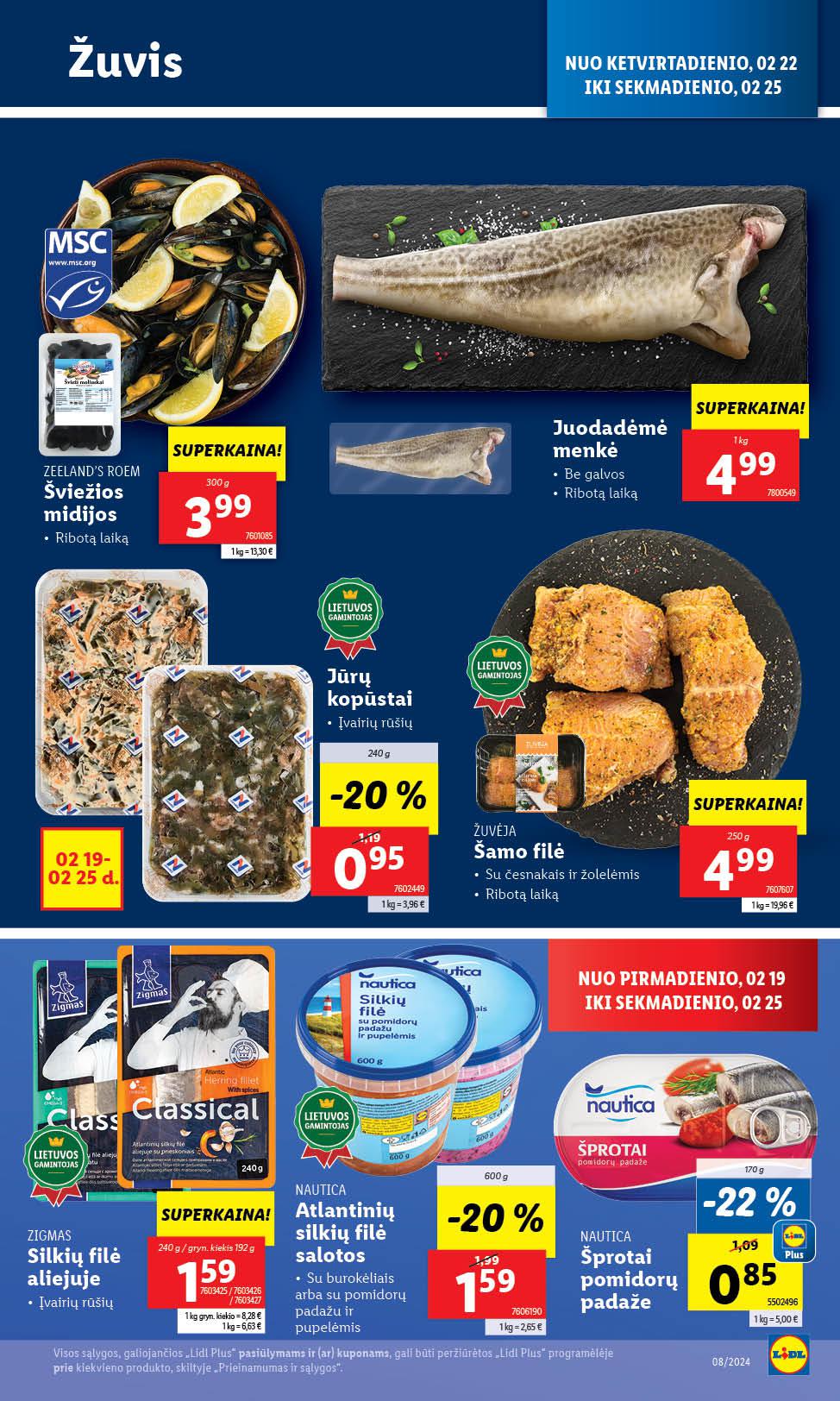 Naujausias LIDL kaininis katalogas 2024.02.19 - 2024.02.25