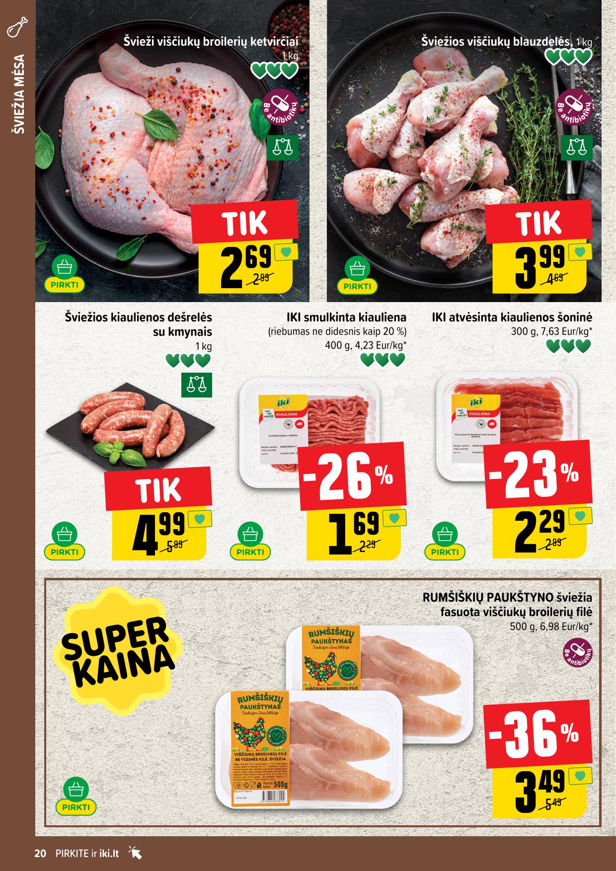 Naujausias IKI kaininis katalogas 2026.01.12 - 2026.01.18