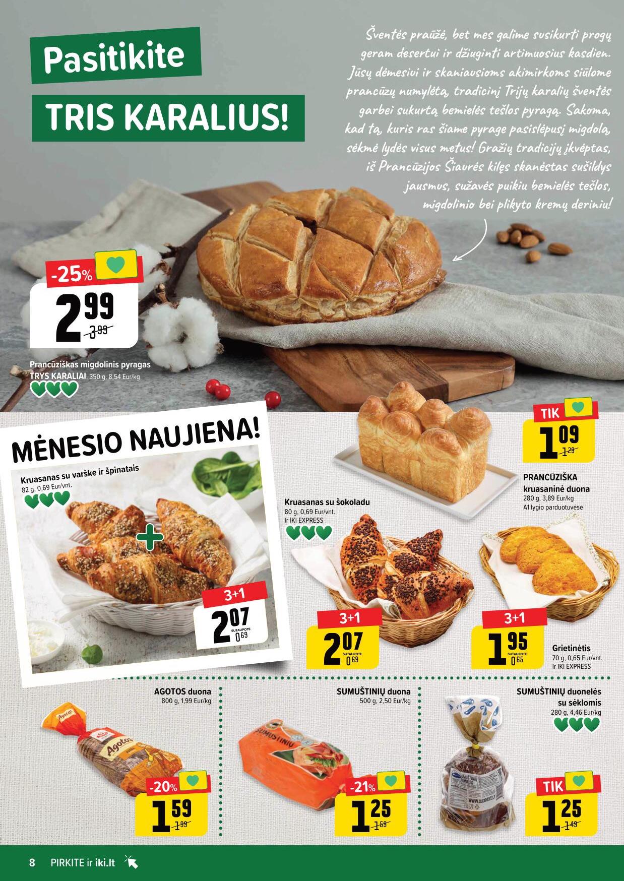 Naujausias IKI kaininis katalogas 2024.01.02 - 2024.01.07