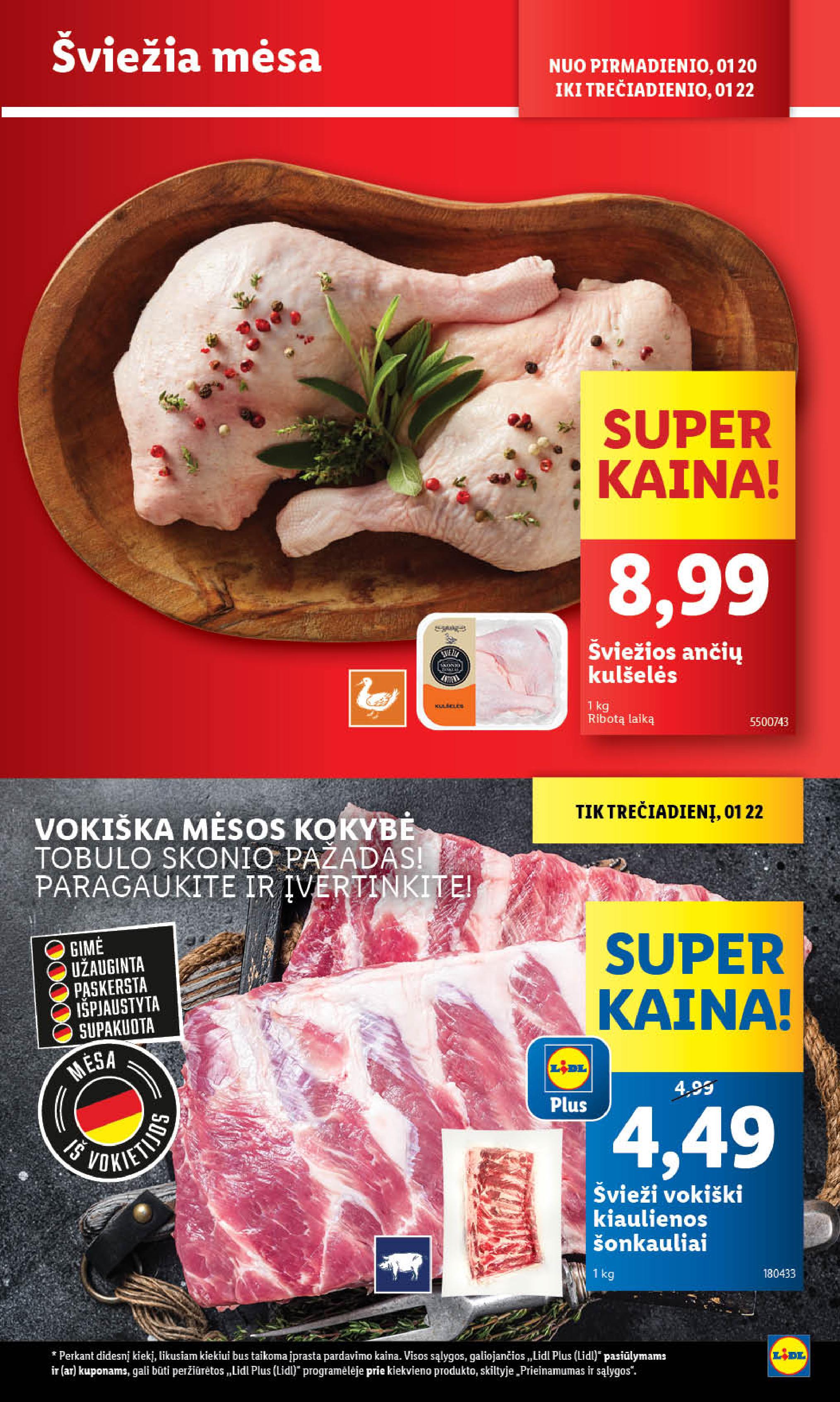 Naujausias LIDL kaininis katalogas 2025.01.20 - 2025.01.26