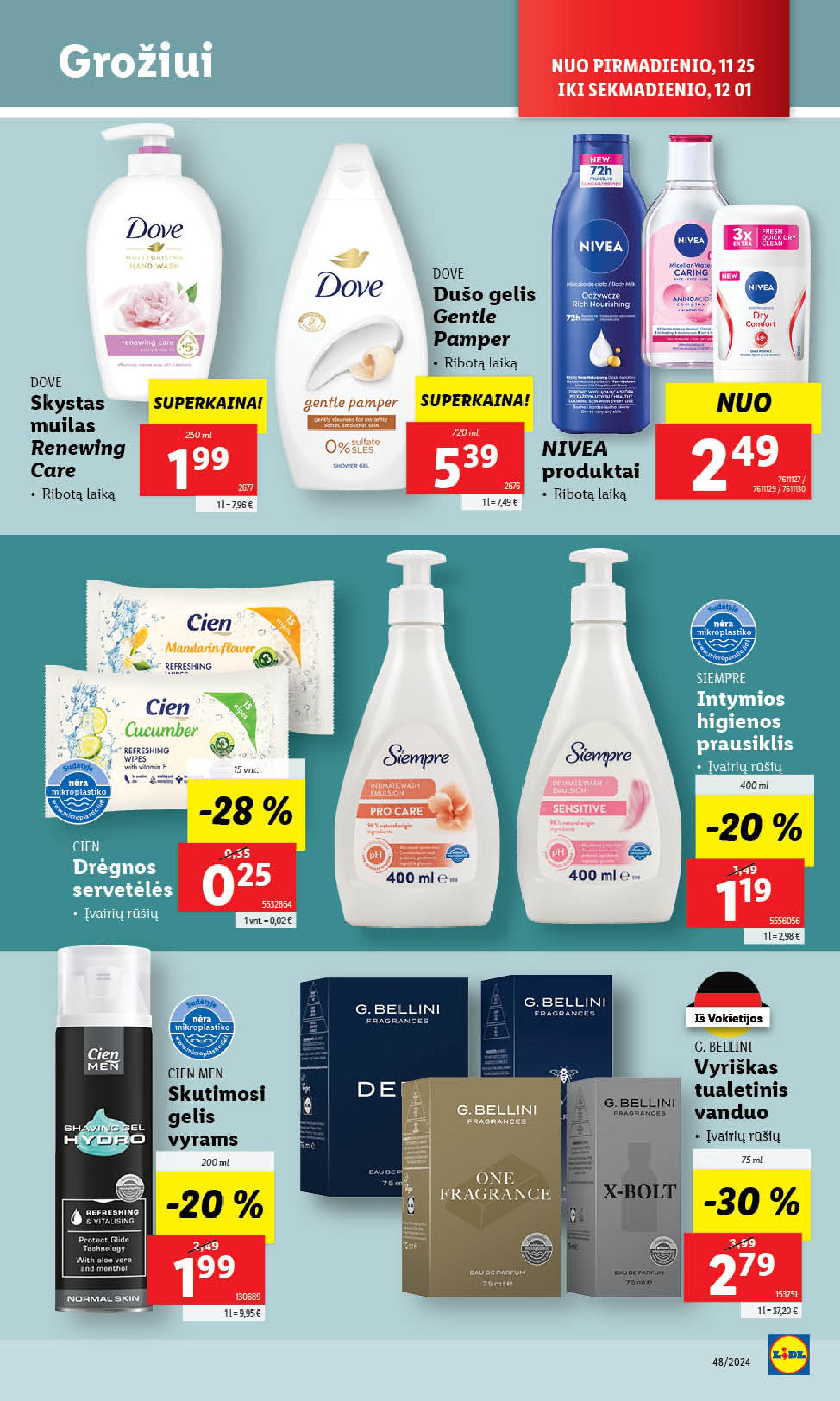 Naujausias LIDL kaininis katalogas 2024.11.25 - 2024.12.01
