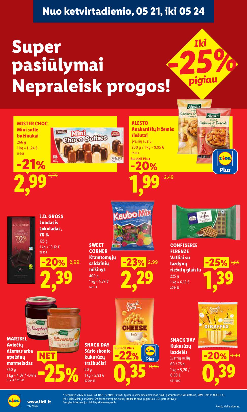 Naujausias LIDL kaininis katalogas 2026.05.18 - 2026.05.24