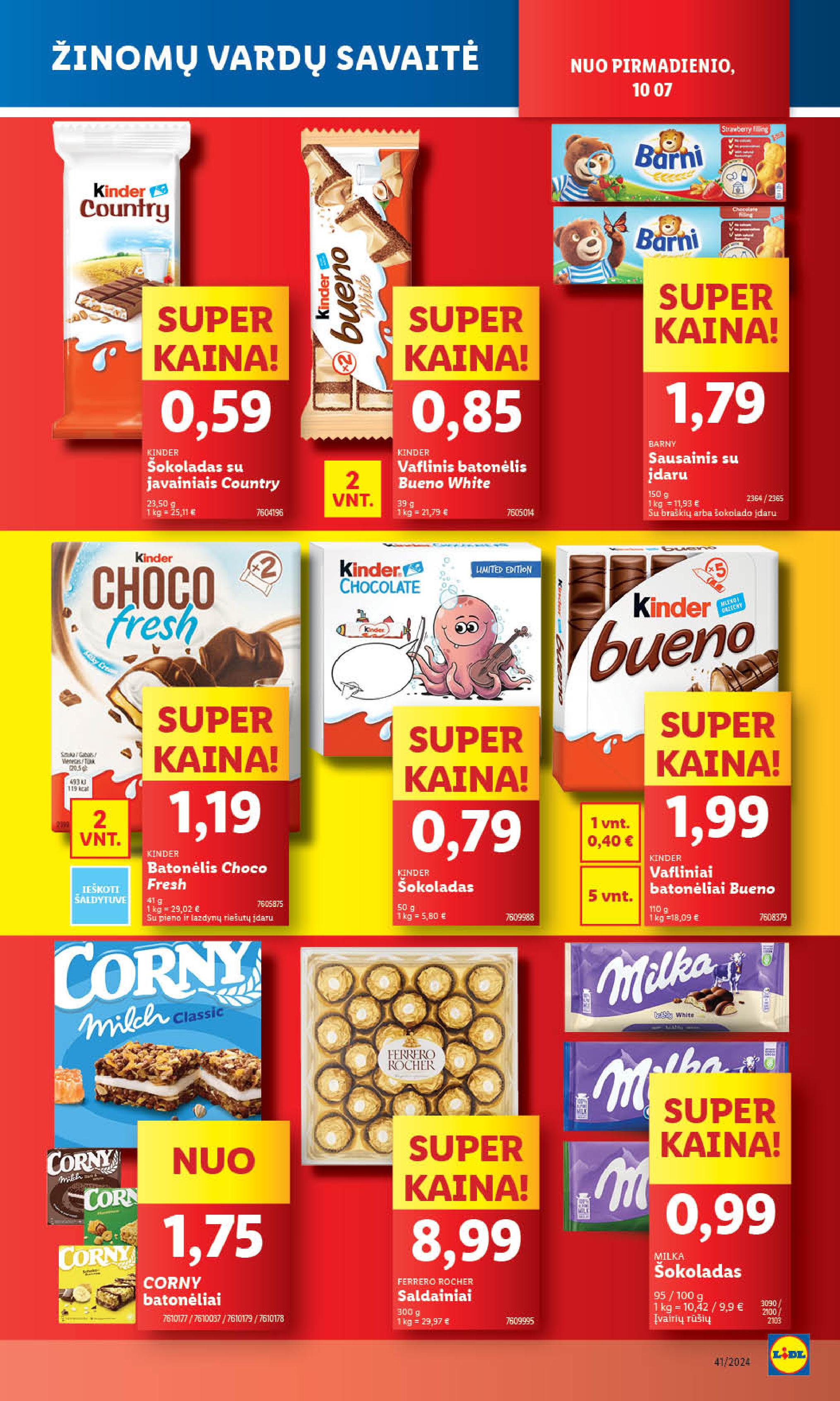 Naujausias LIDL kaininis katalogas 2024.10.07 - 2024.10.13