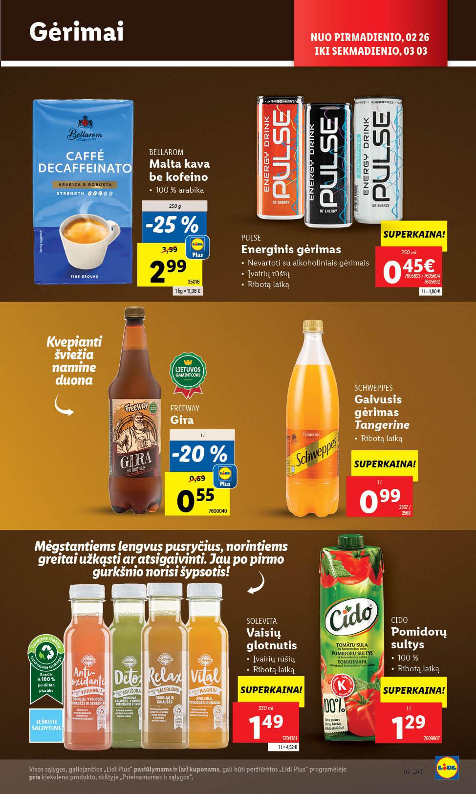Naujausias LIDL kaininis katalogas 2024.02.26 - 2024.03.03