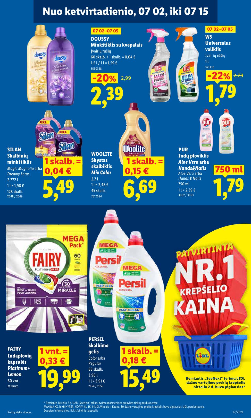 Naujausias LIDL kaininis katalogas 2026.06.29 - 2026.07.05