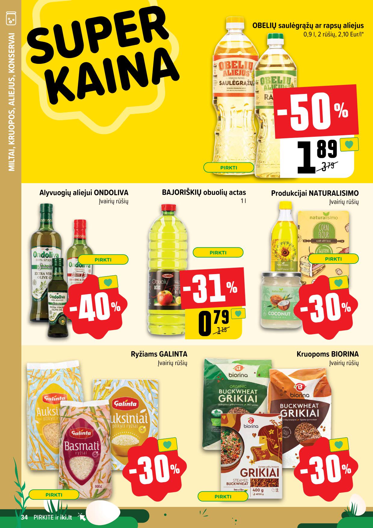 Naujausias IKI kaininis katalogas 2025.03.31 - 2025.04.06