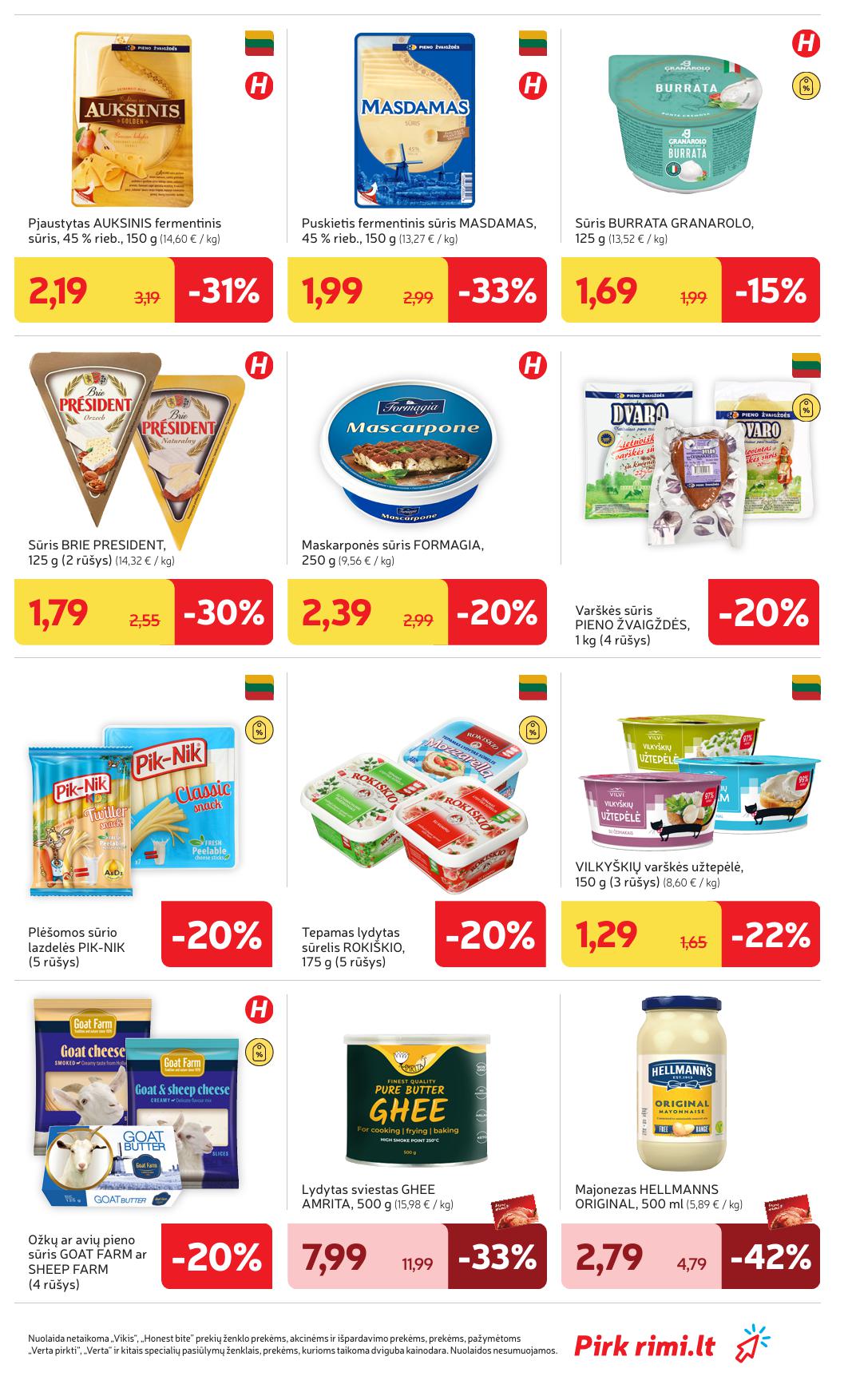 RIMI akcijų ir nuolaidų leidinys Nr.29 2025.07.15 - 2025.07.21
