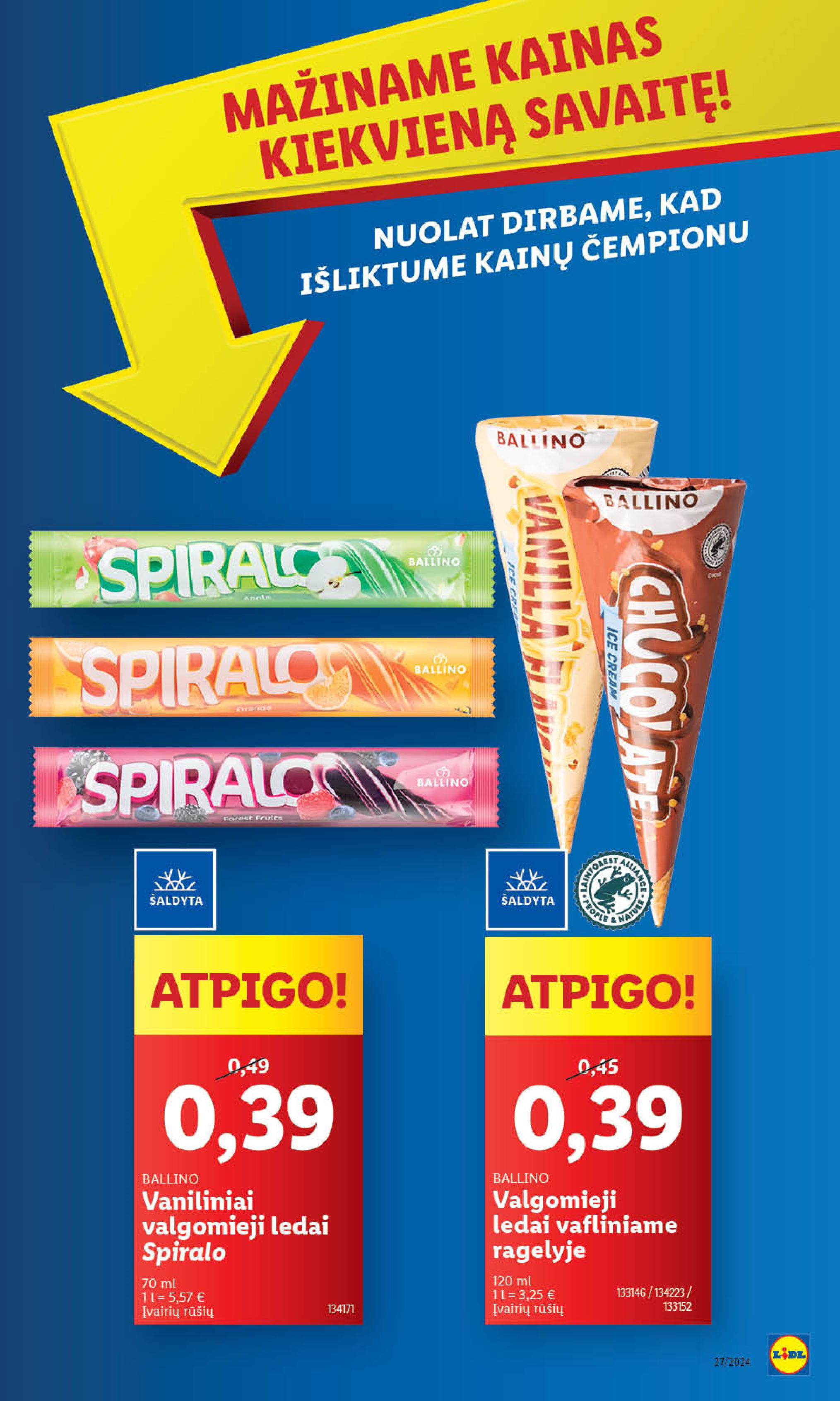 Naujausias LIDL kaininis katalogas 2024.07.01 - 2024.07.07