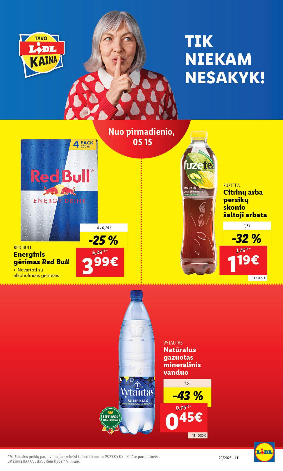 Naujausias LIDL kaininis katalogas 2023.05.15 - 2023.05.21