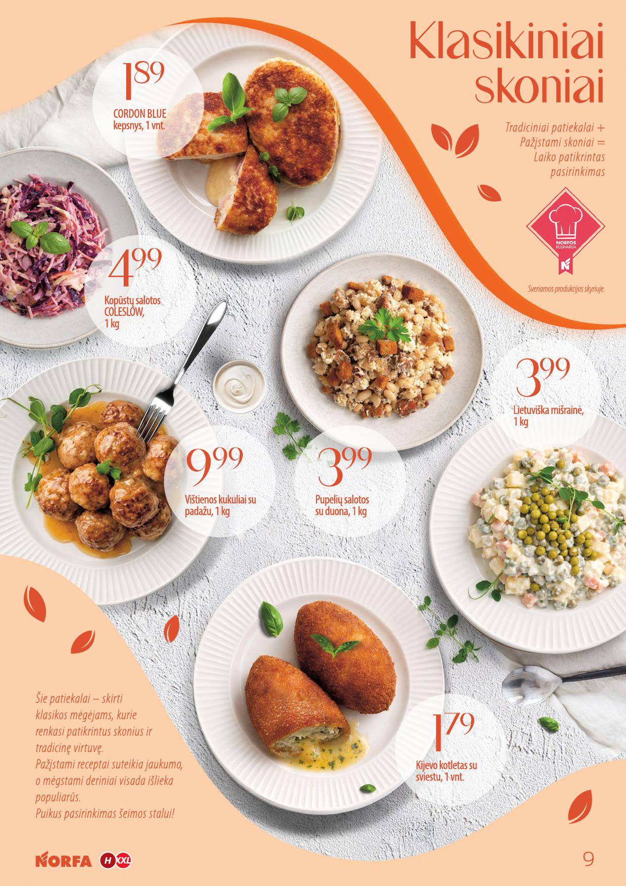 Naujausias NORFA kaininis katalogas 2026.03.05 - 2026.03.18