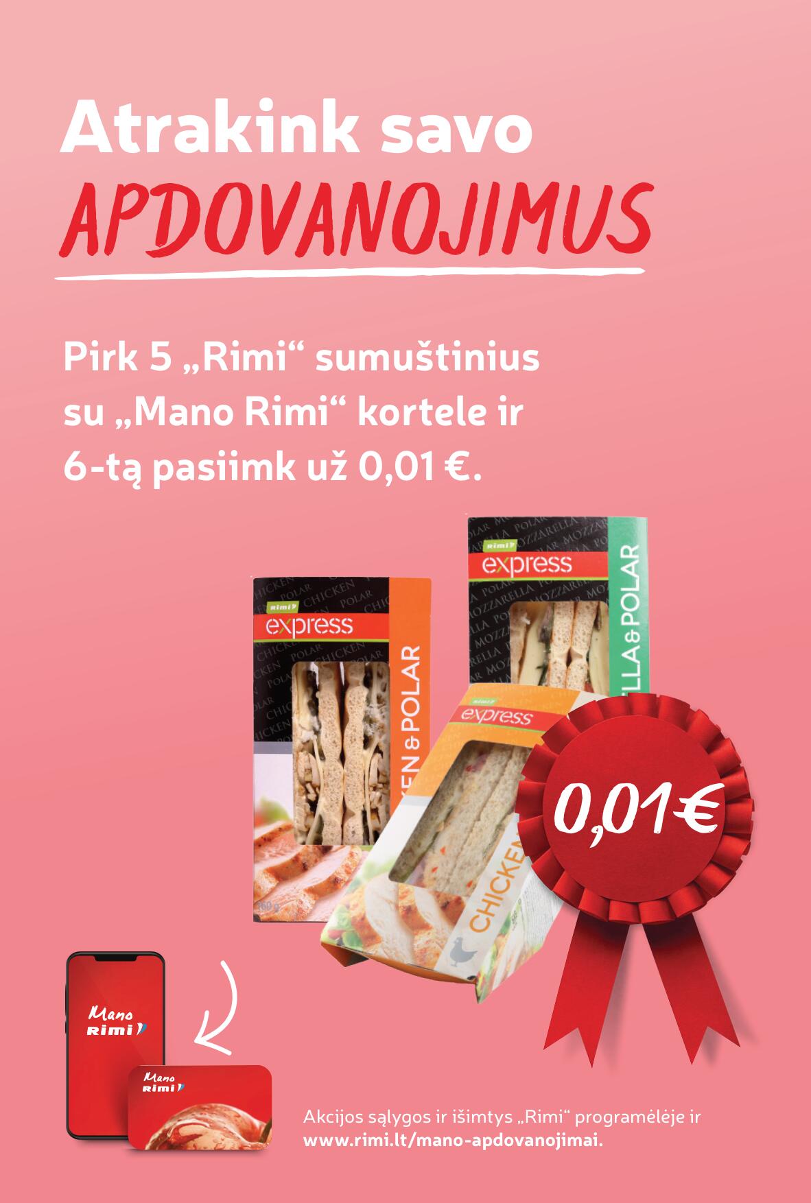 Naujausias RIMI kaininis katalogas 2023.10.31 - 2023.11.06