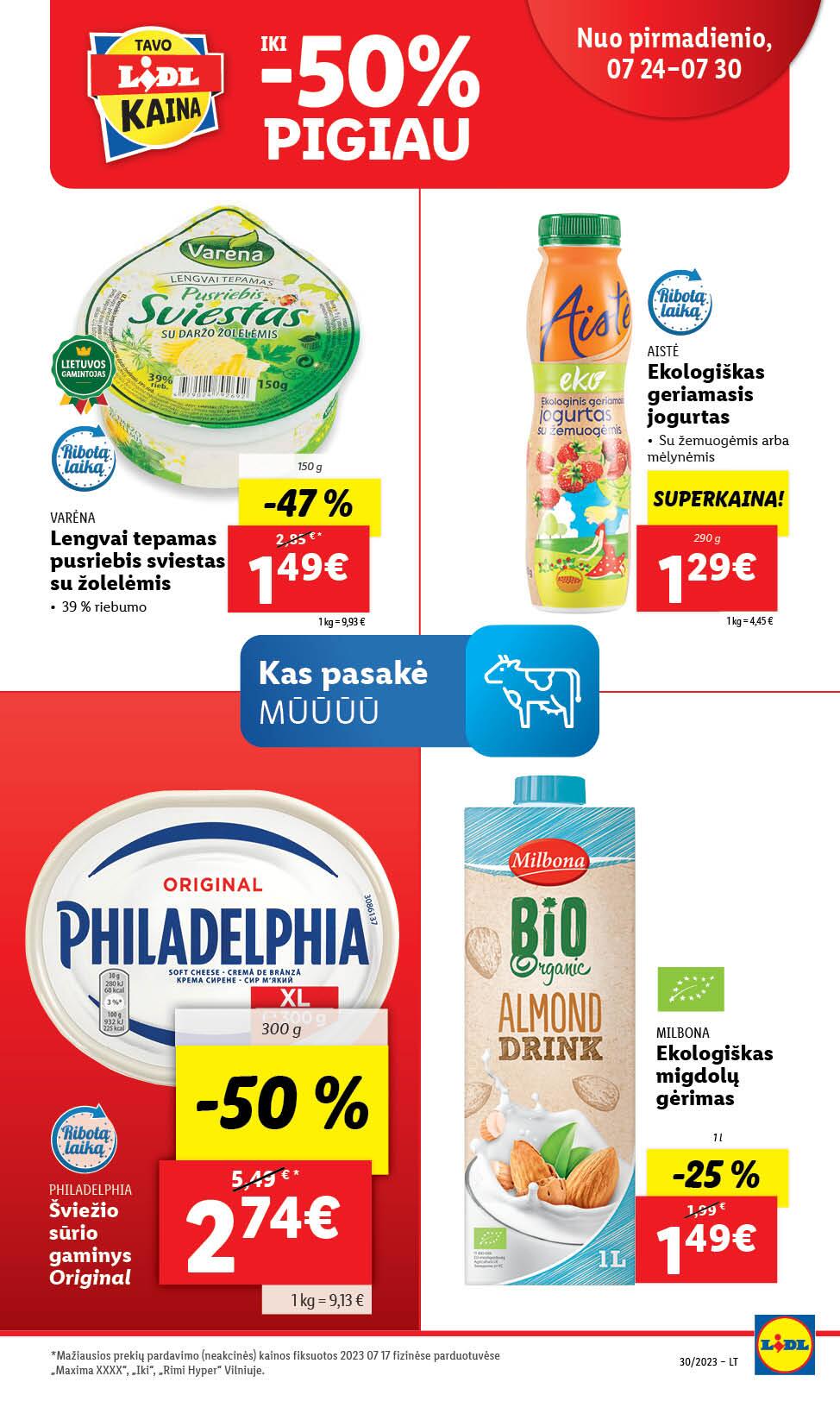 Naujausias LIDL kaininis katalogas 2023.07.24 - 2023.07.30