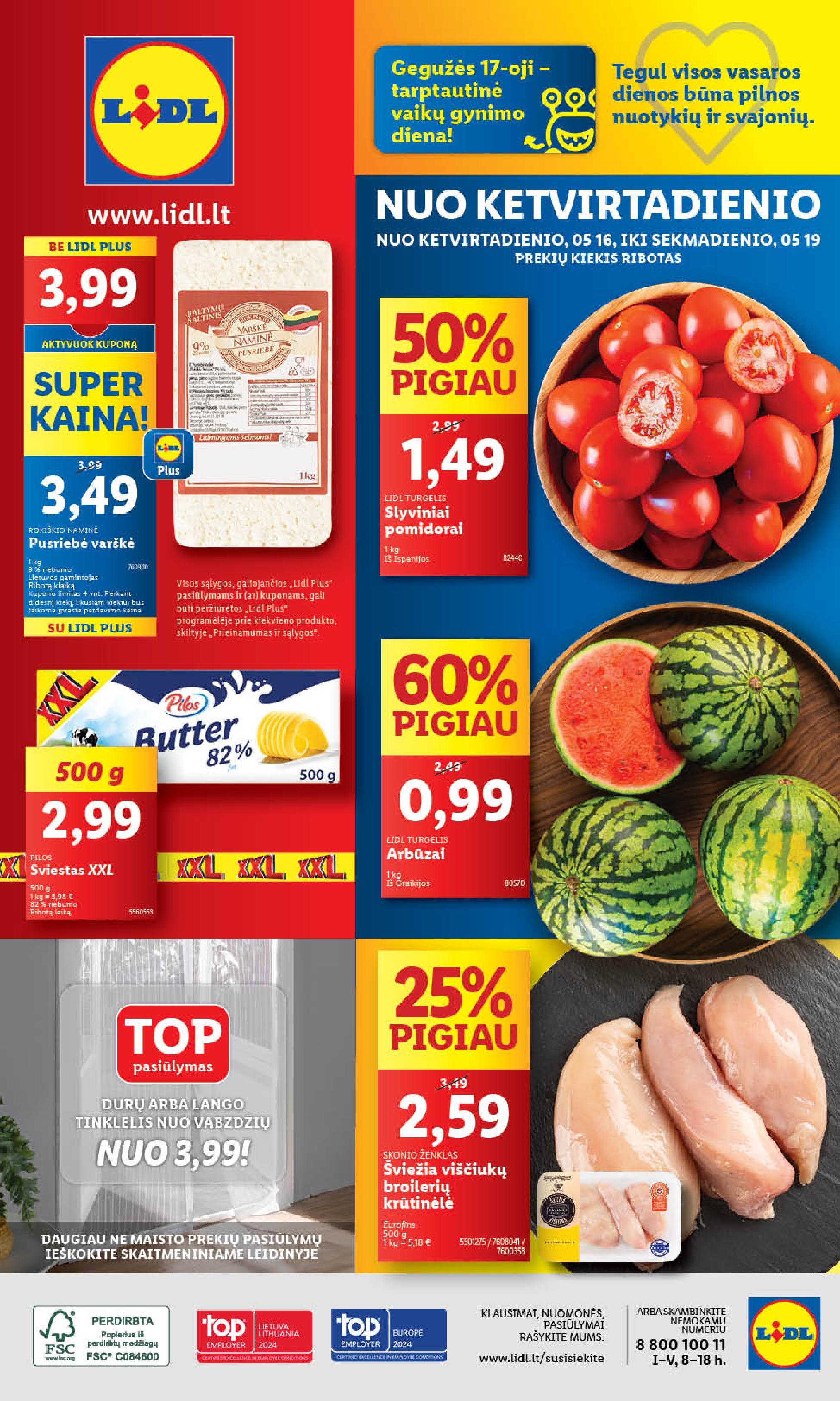 Naujausias LIDL kaininis katalogas 2024.05.13 - 2024.05.19