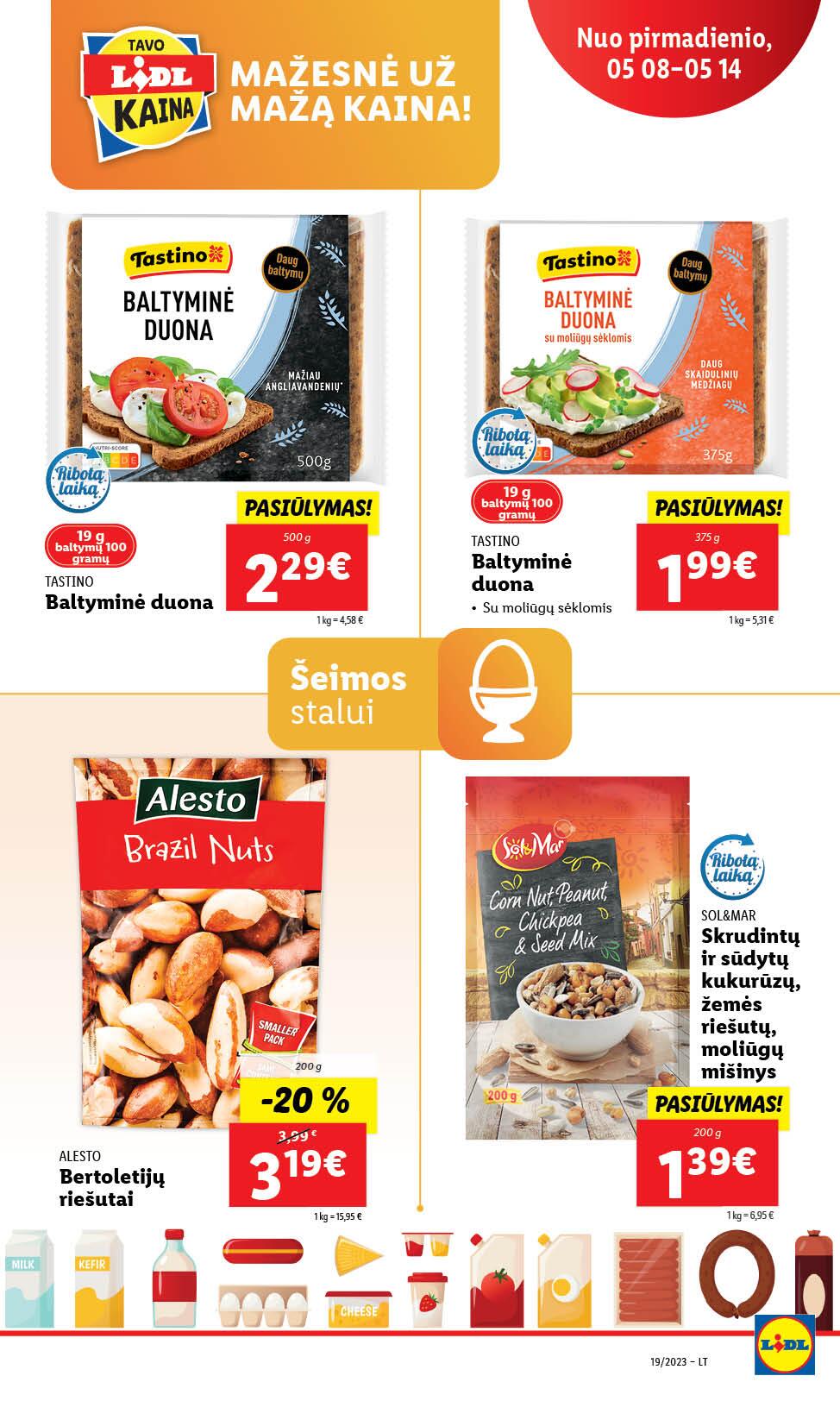 Naujausias LIDL kaininis katalogas 2023.05.08 - 2023.05.14