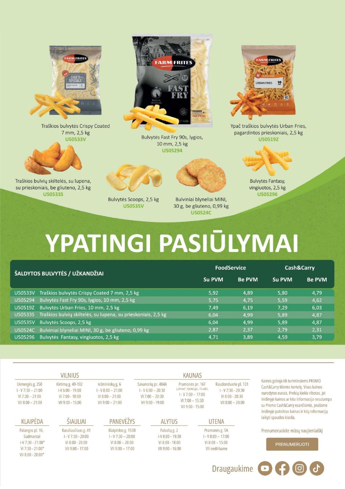 PROMO Cash&Carry leidinys nuo 2026.07.01 iki 2026.07.31