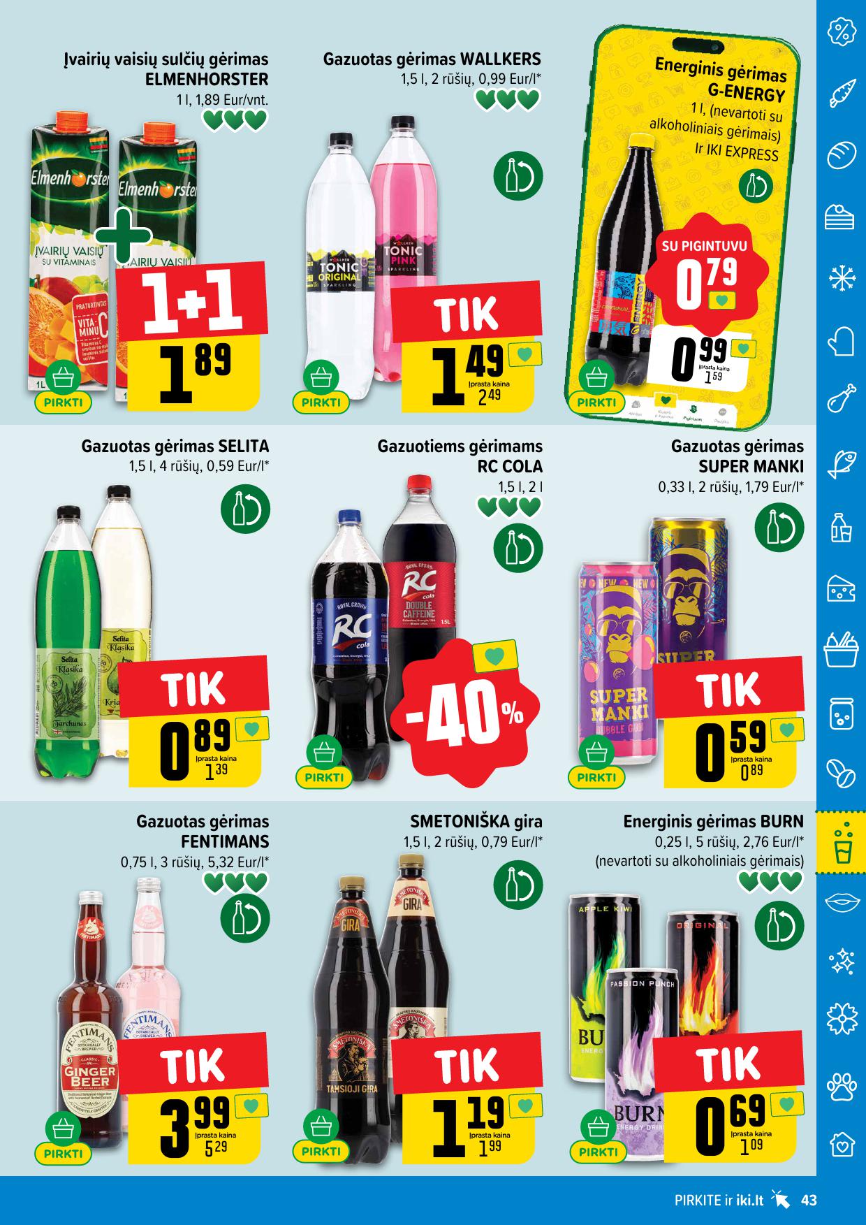 Naujausias IKI kaininis katalogas 2026.01.05 - 2026.01.11