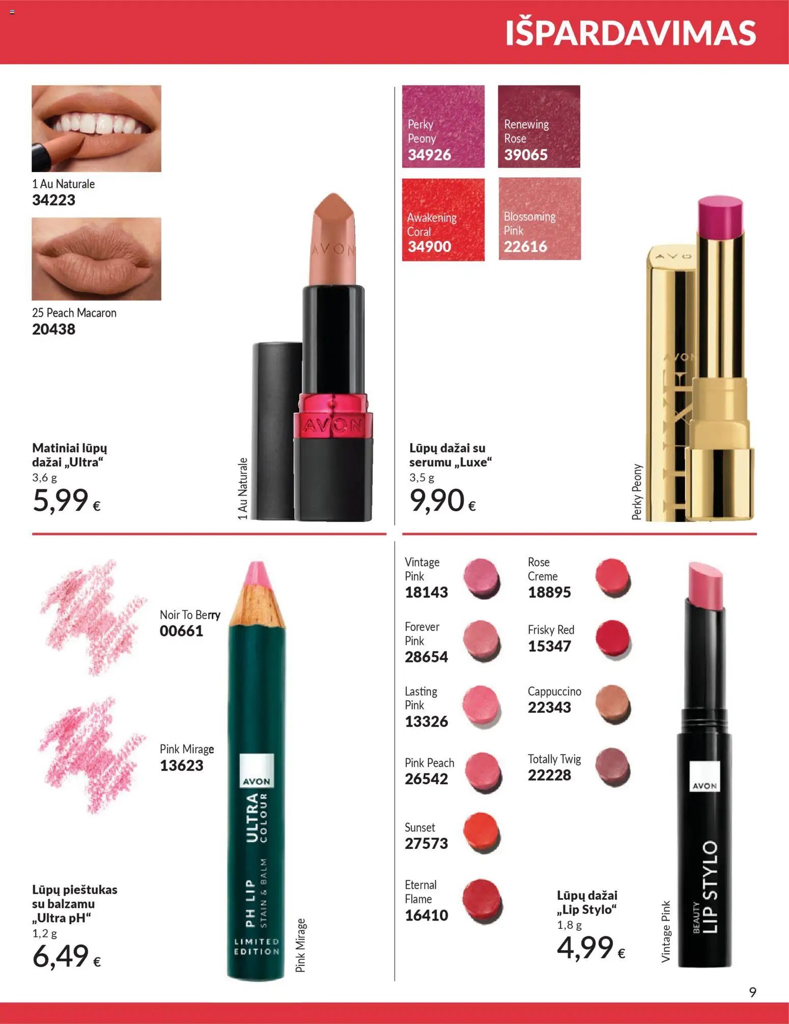 Naujas AVON katalogas galioja 2026.02.01 - 2026.02.28