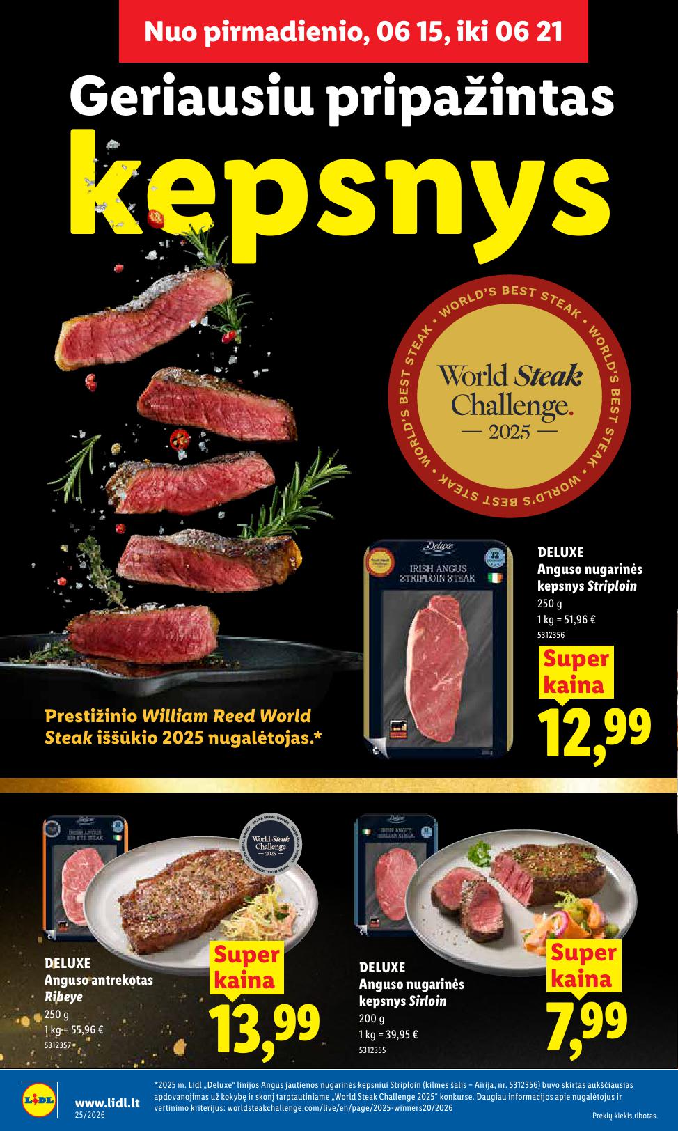 Naujausias LIDL kaininis katalogas 2026.06.15 - 2026.06.21