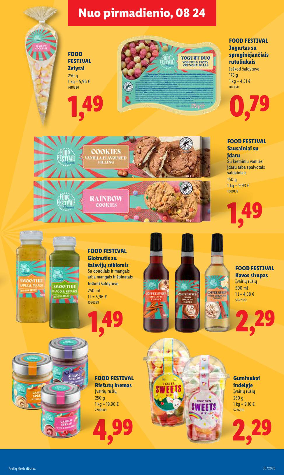 Naujausias LIDL kaininis katalogas 2026.08.24 - 2026.08.30
