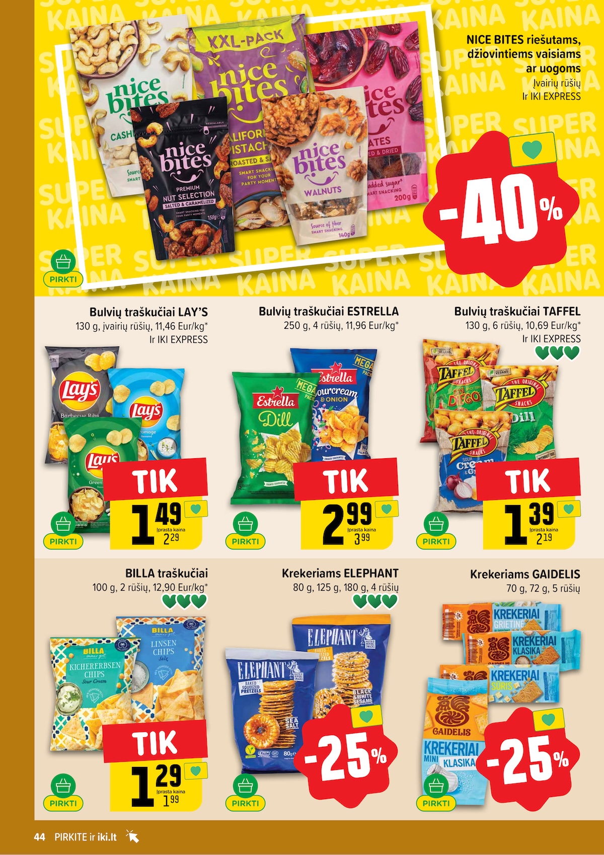 IKI SAVAITĖLĖ akcijų ir nuolaidų leidinys Nr.17 2026.04.20 - 2026.04.26