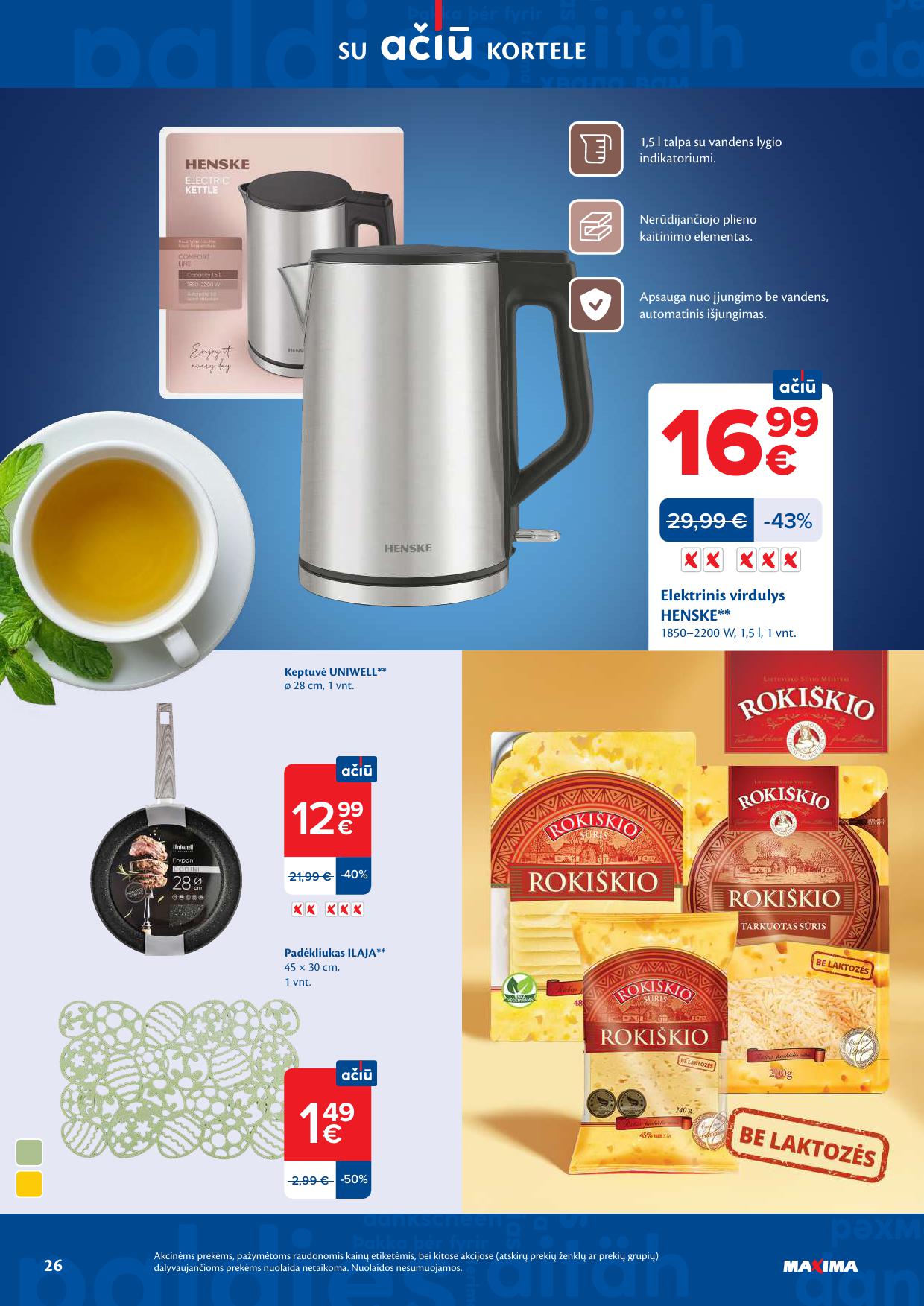Naujausias MAXIMA kaininis katalogas 2026.03.10 - 2026.03.16