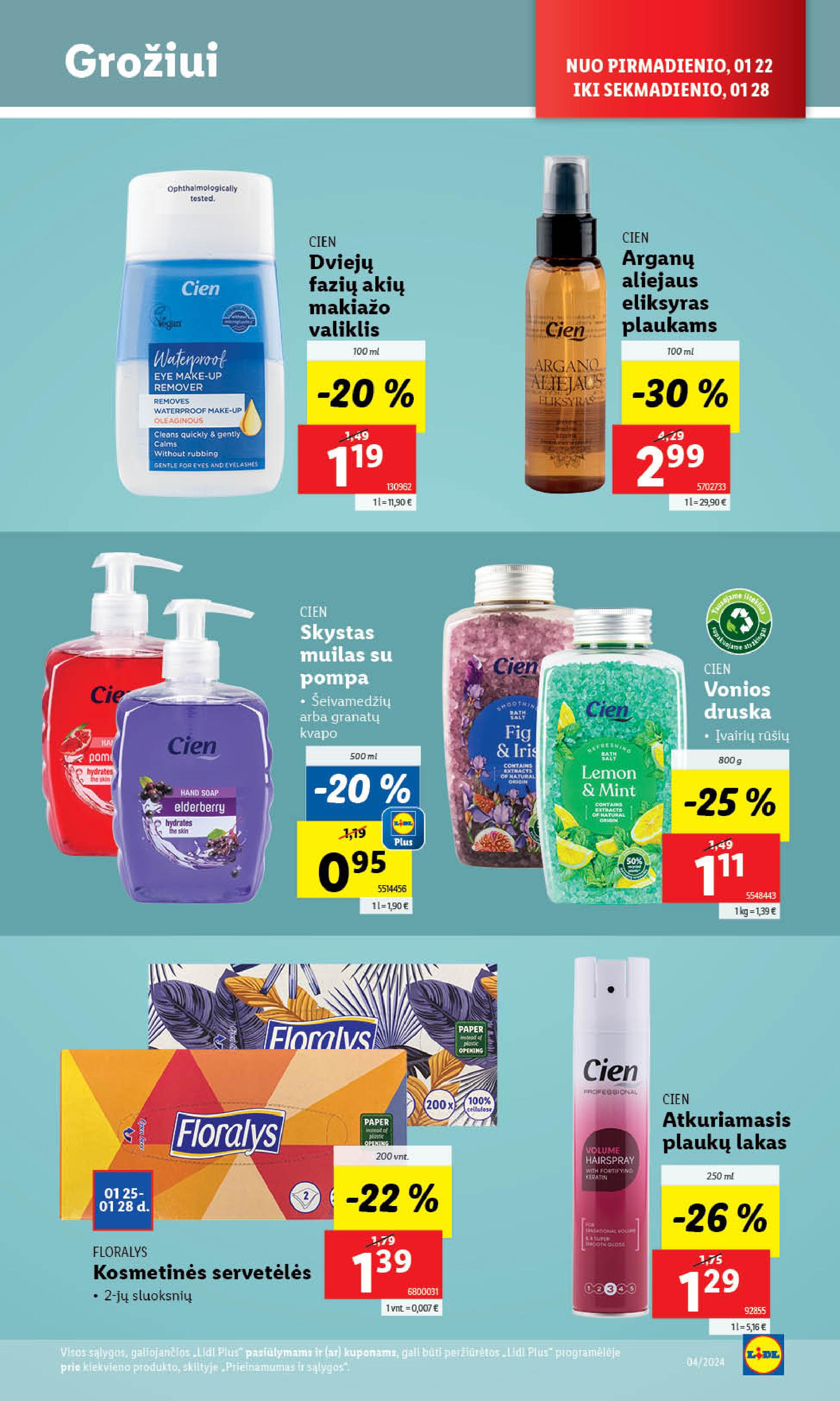 Naujausias LIDL kaininis katalogas 2024.01.22 - 2024.01.28
