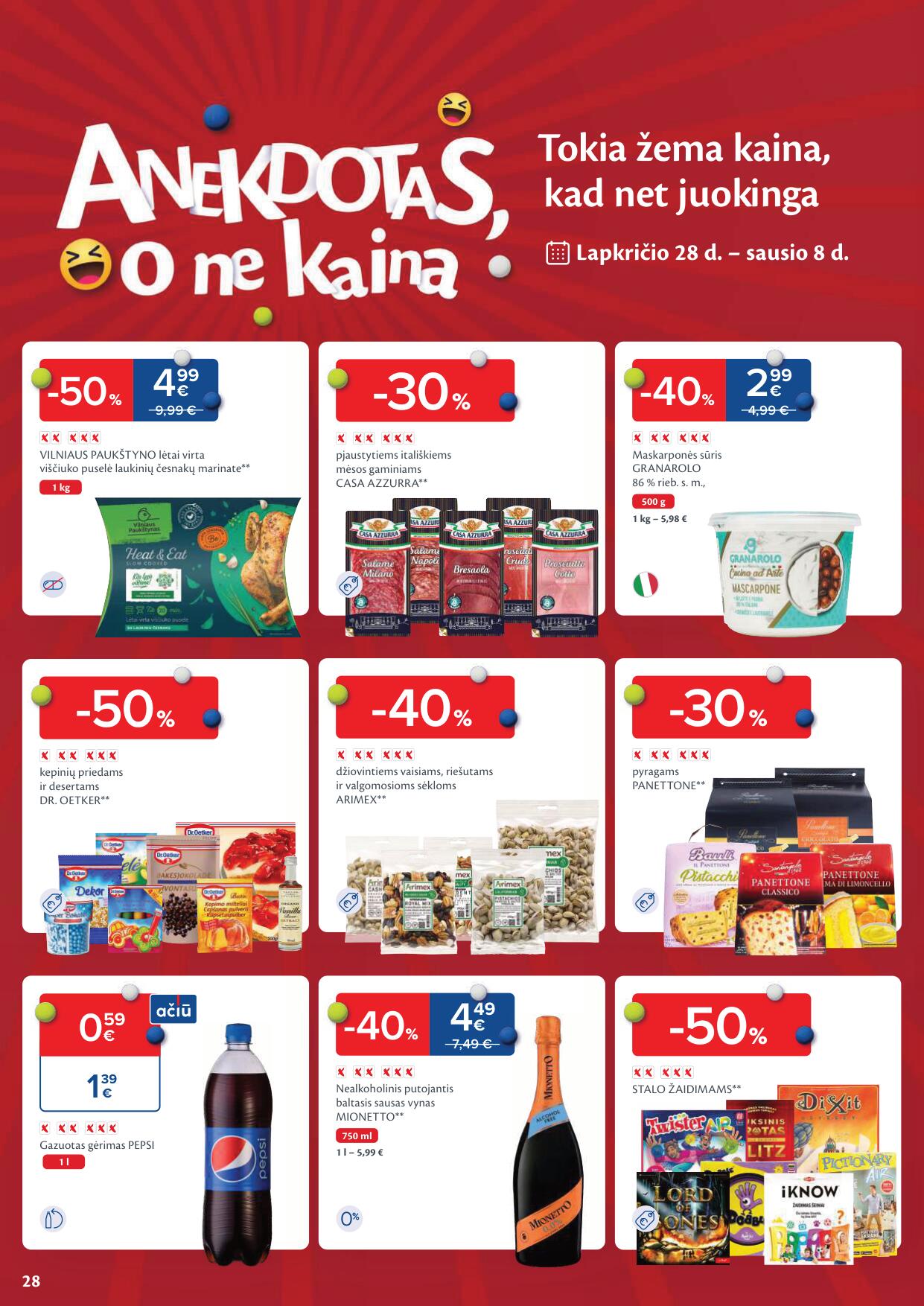 Naujausias MAXIMA kaininis katalogas 2023.12.12 - 2023.12.18