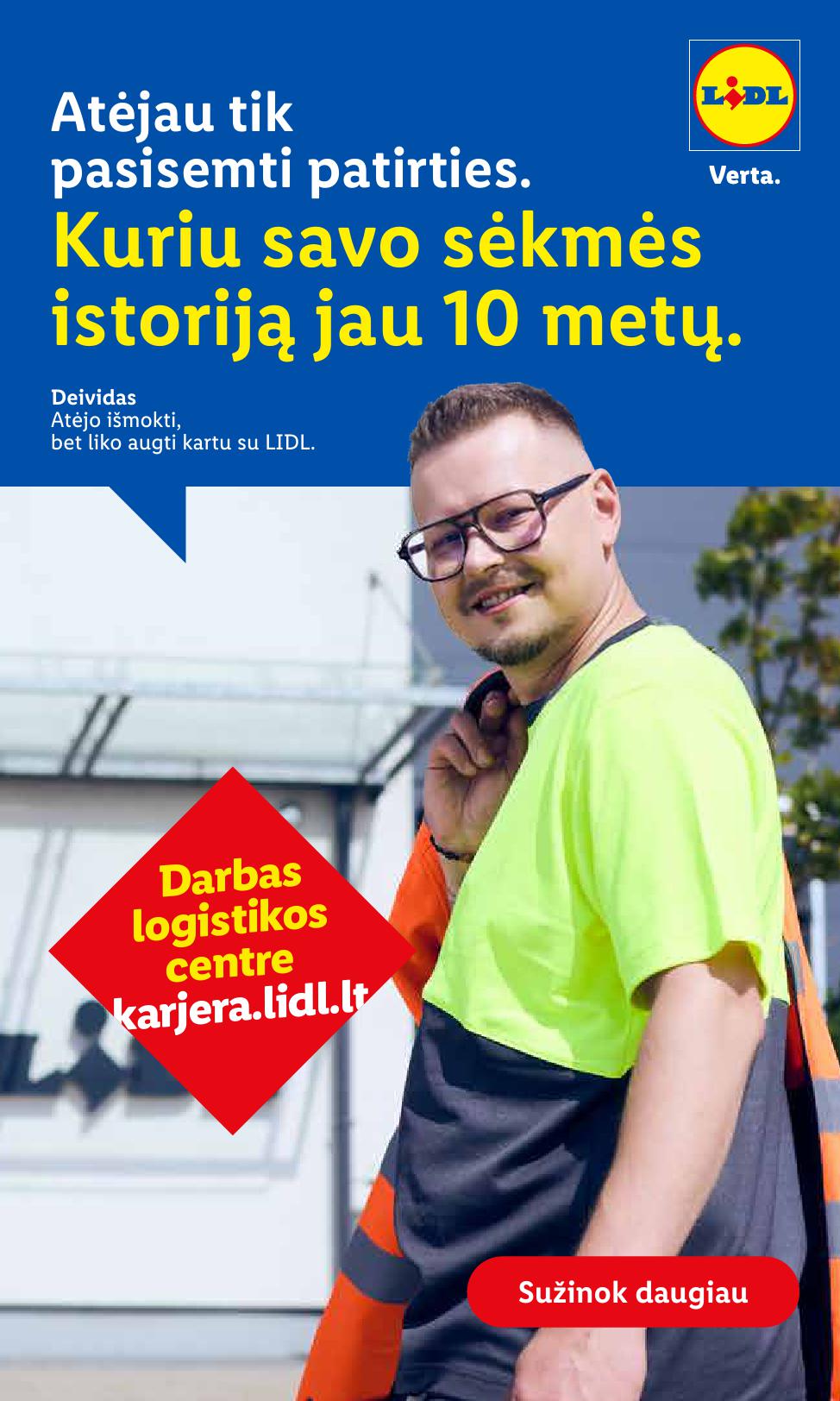 LIDL akcijų ir nuolaidų leidinys 2026.08.31 - 2026.09.06