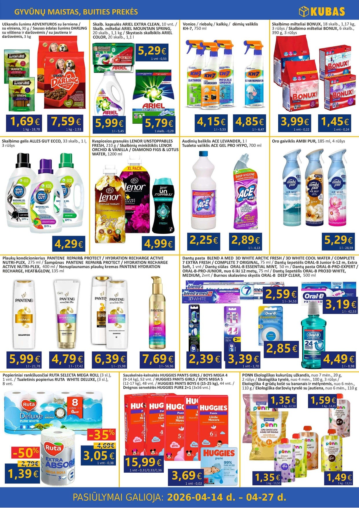 Naujas KUBAS leidinys nuo 2026.04.14 iki 2026.04.27