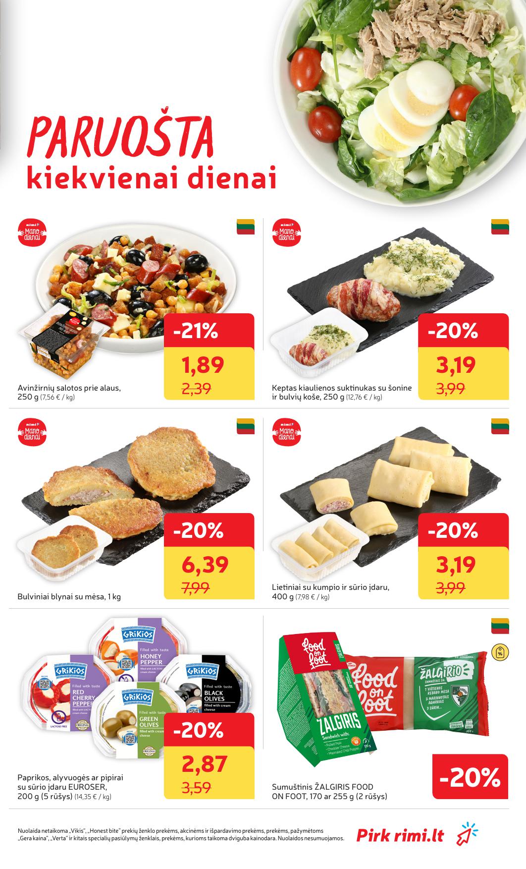 Naujausias RIMI kaininis katalogas 2026.03.10 - 2026.03.16