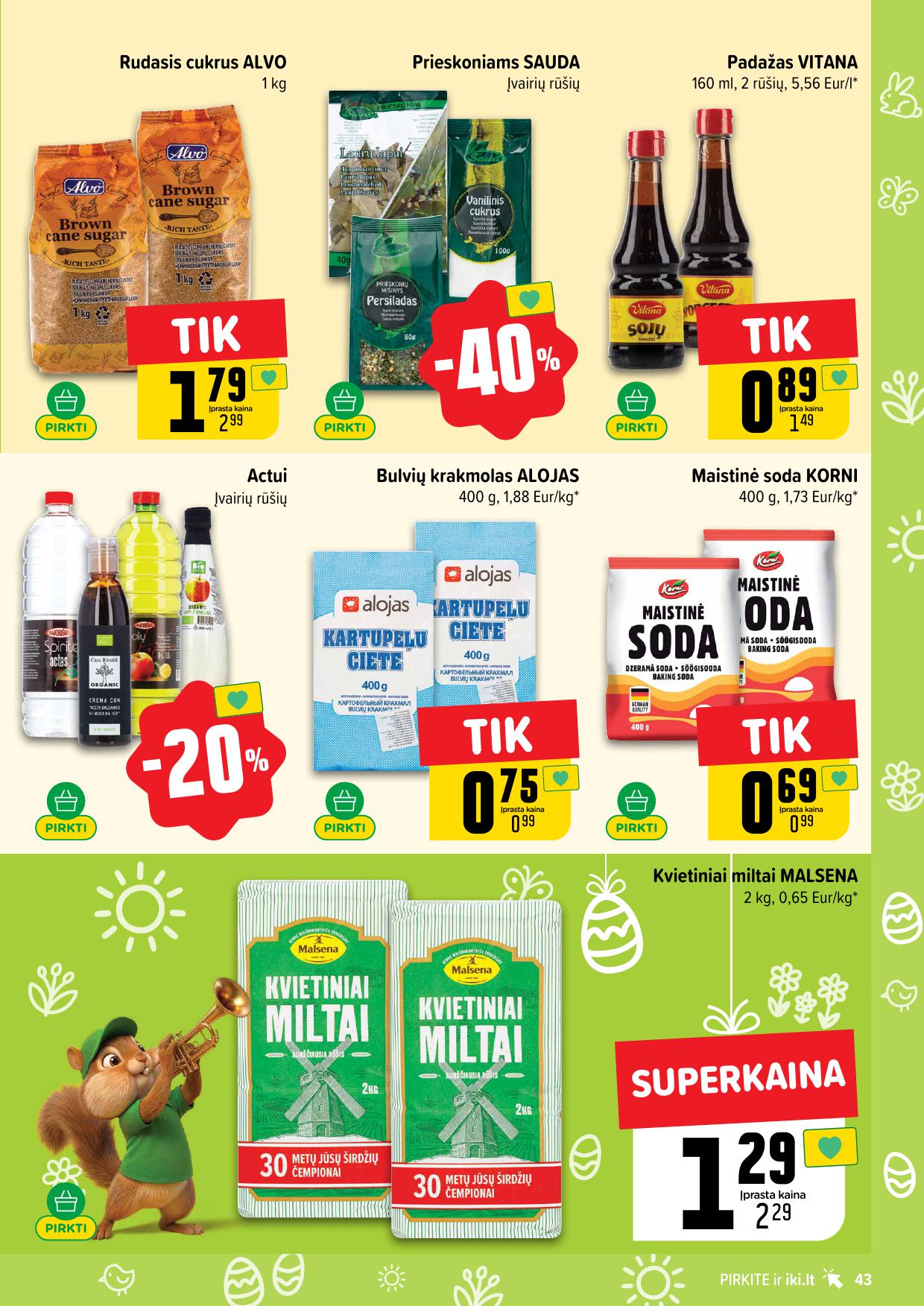 Naujausias IKI kaininis katalogas 2026.03.23 - 2026.03.29