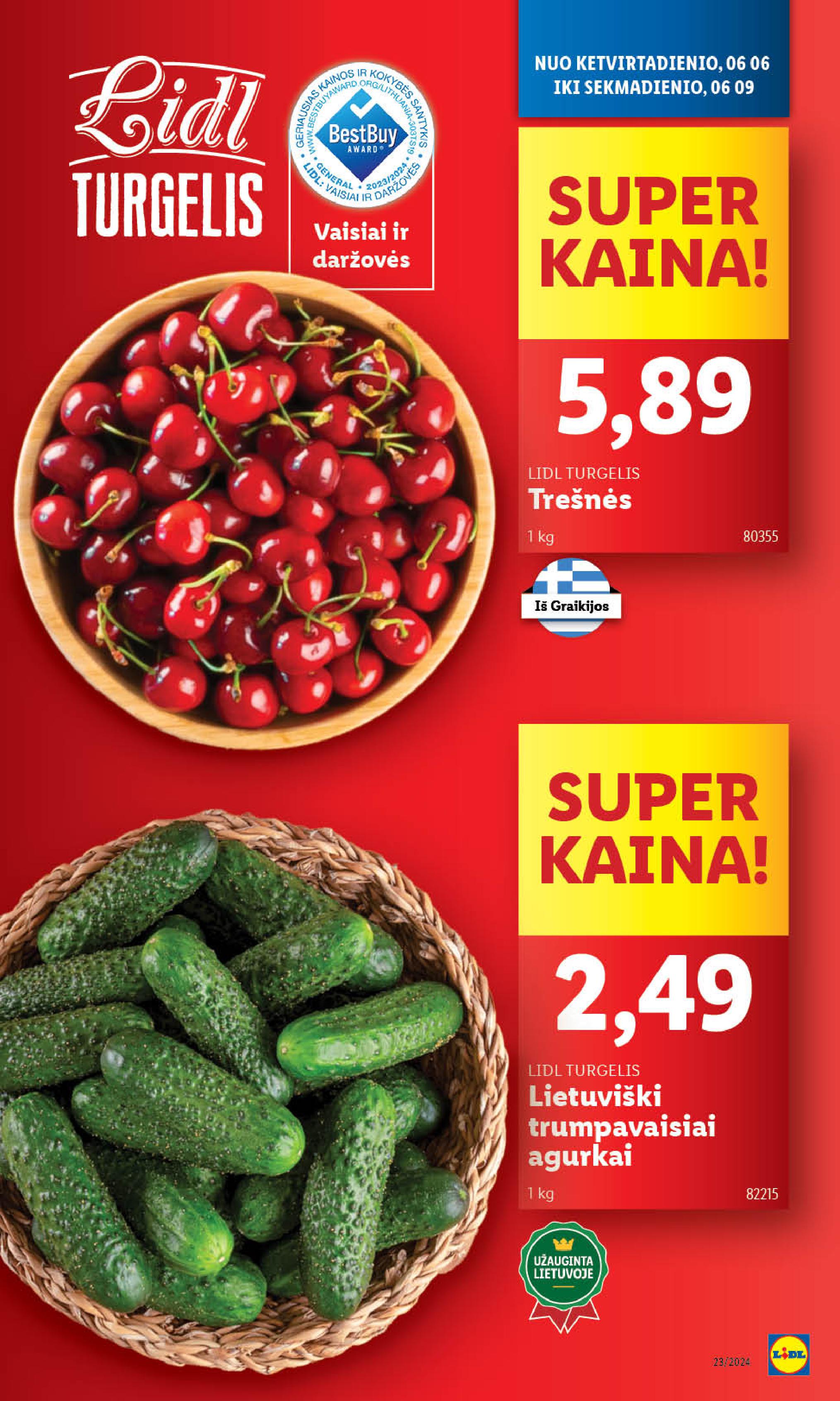 Naujausias LIDL kaininis katalogas 2024.06.03 - 2024.06.09