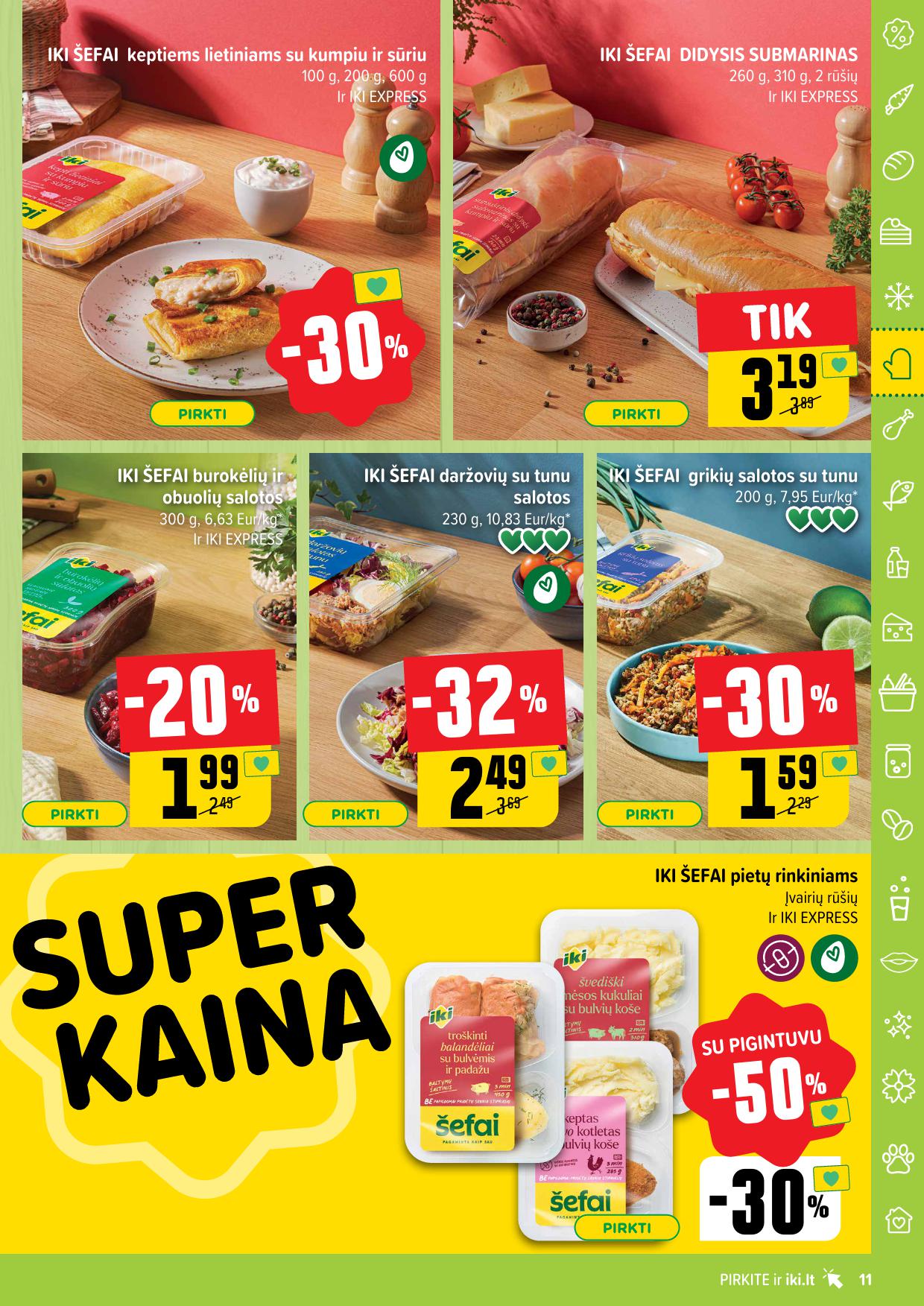 Naujausias IKI kaininis katalogas 2025.04.21 - 2025.04.27