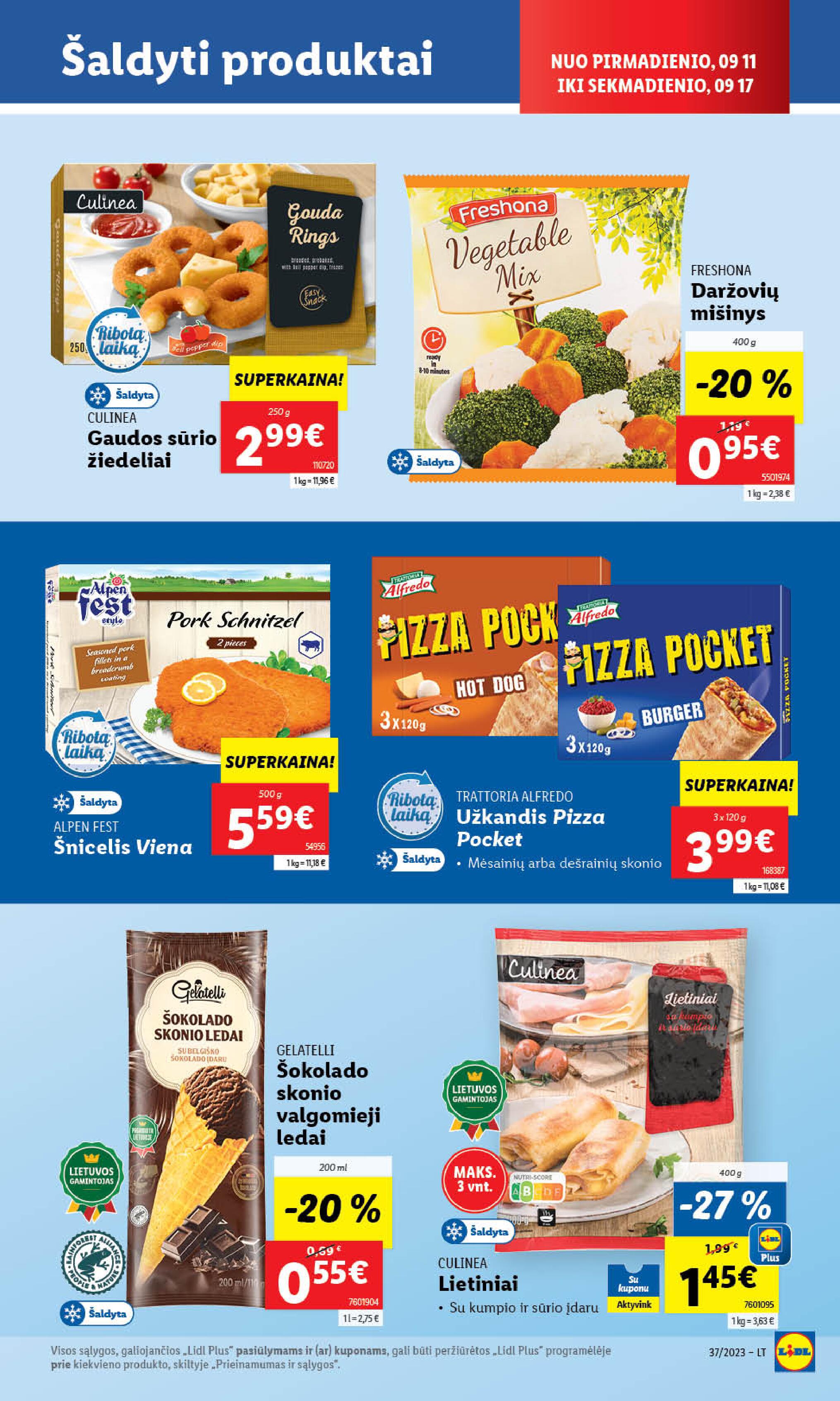 Naujausias LIDL kaininis katalogas 2023.09.11 - 2023.09.17