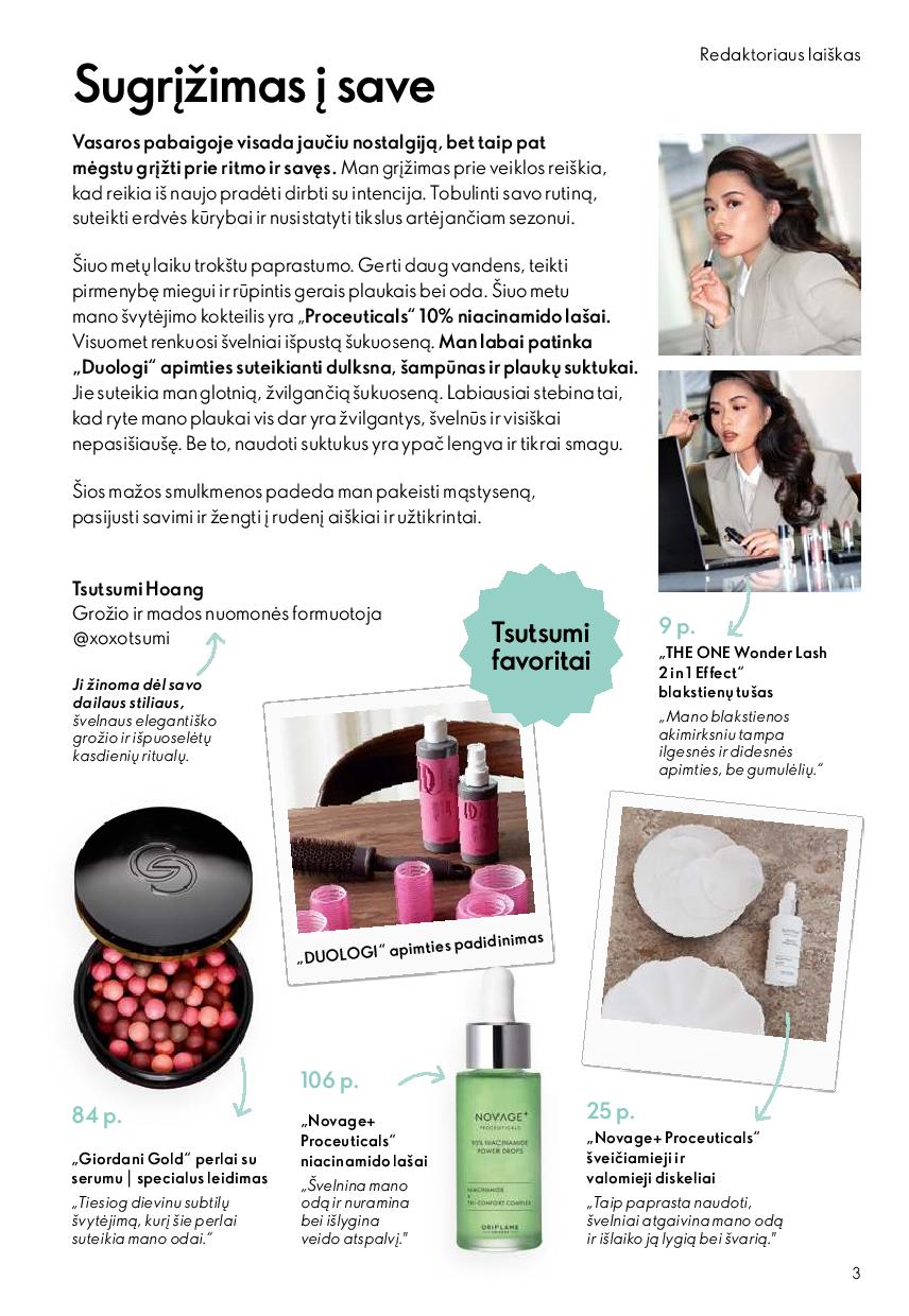 ORIFLAME  katalogas galioja 2026.08.26 - 2026.09.15