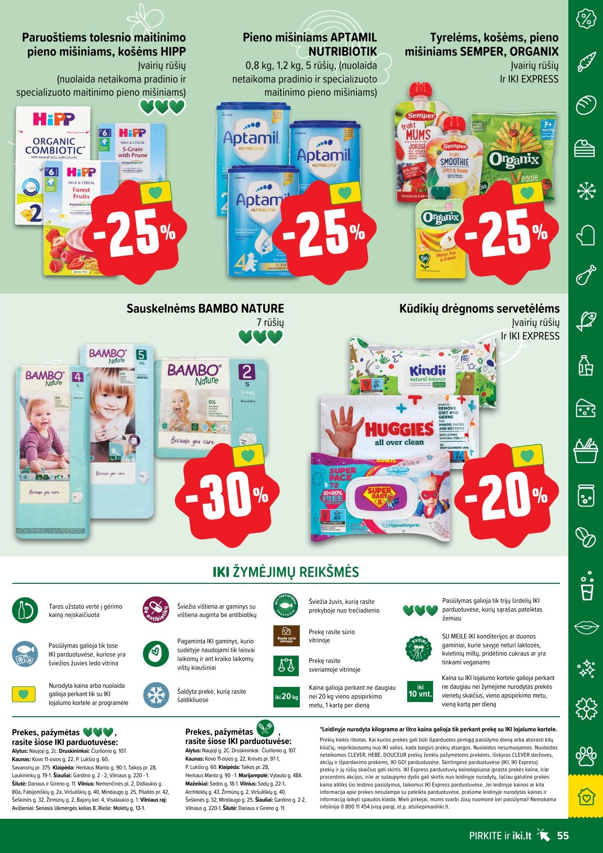 IKI SAVAITĖLĖ akcijų ir nuolaidų leidinys Nr.34 2025.08.18 - 2025.08.24