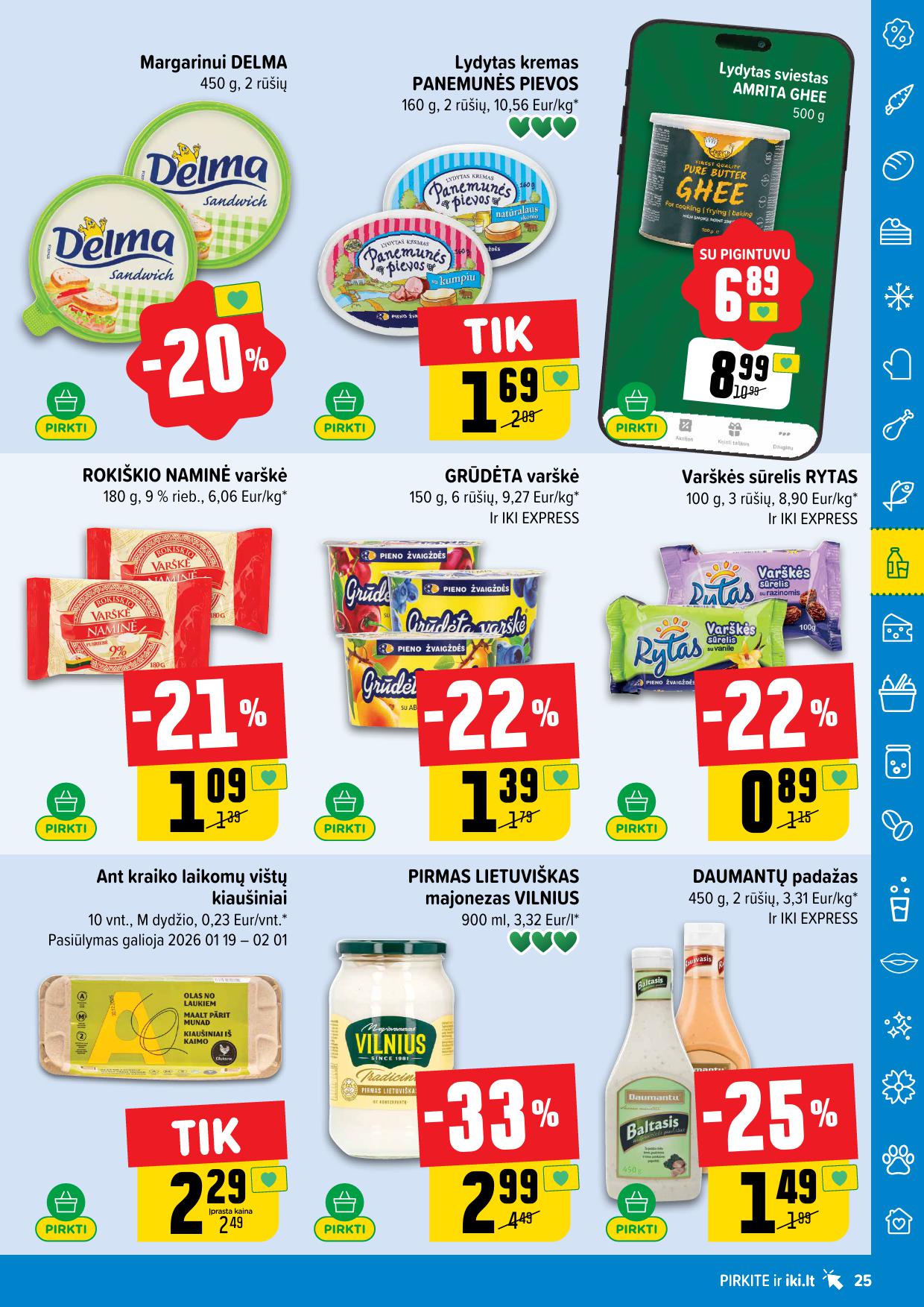 Naujausias IKI kaininis katalogas 2026.01.26 - 2026.02.01