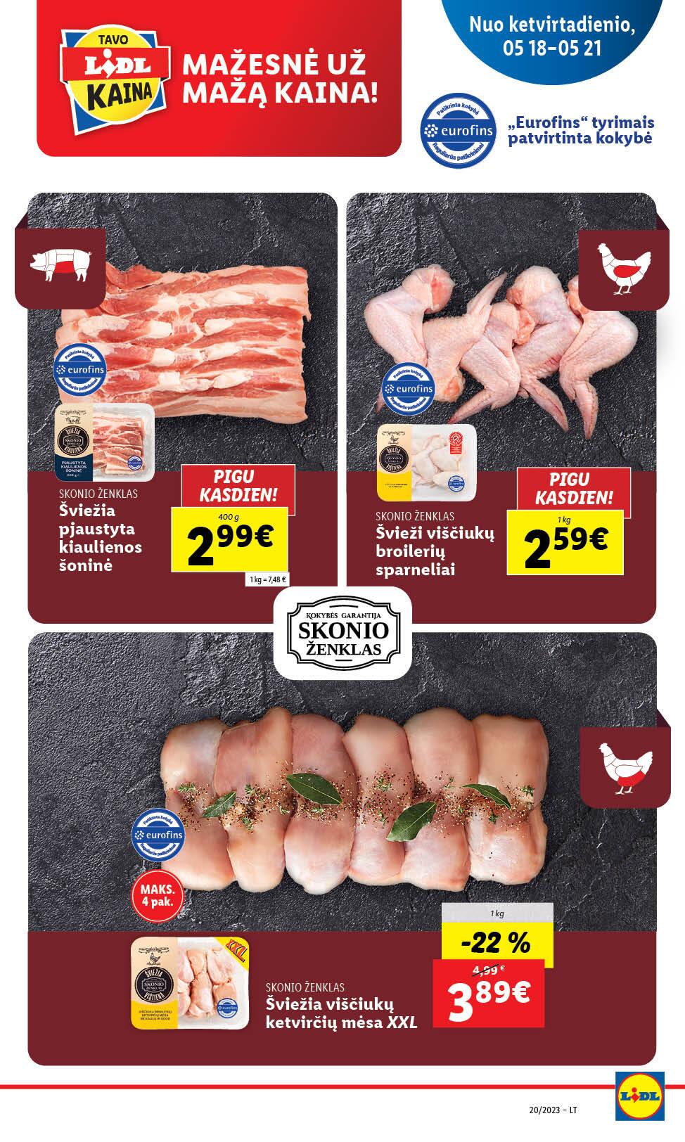 Naujausias LIDL kaininis katalogas 2023.05.15 - 2023.05.21